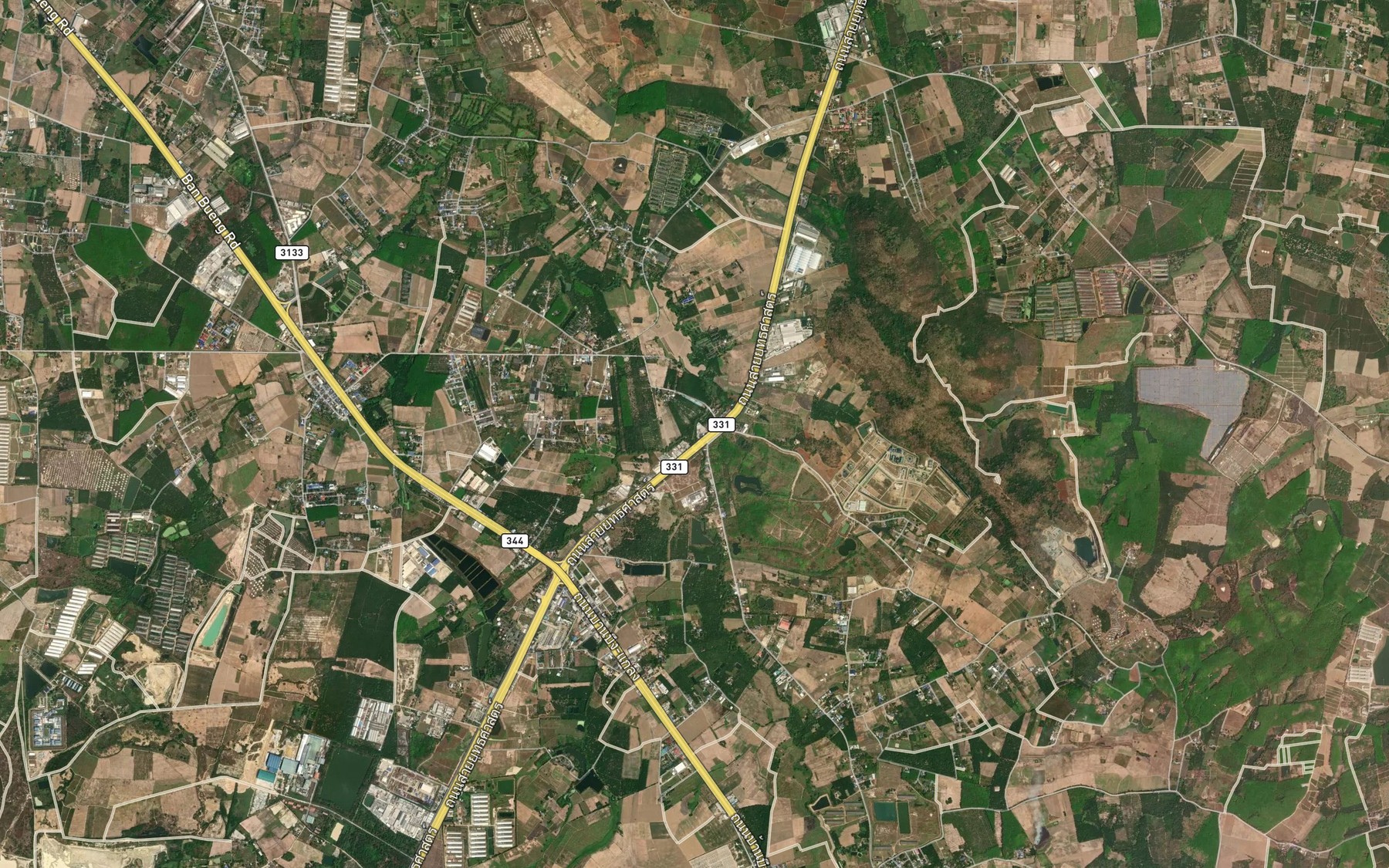 Satellite map of the Huai Yang