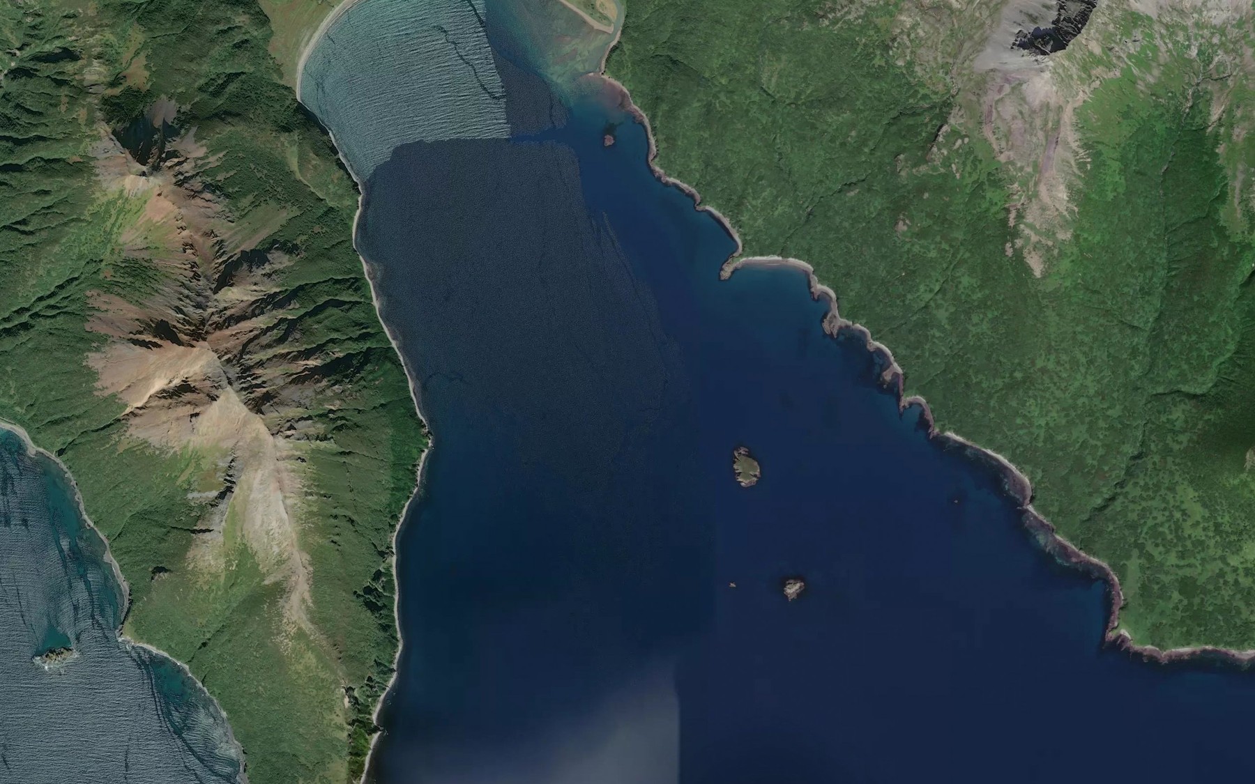 Satellite map of the Grub Gulch