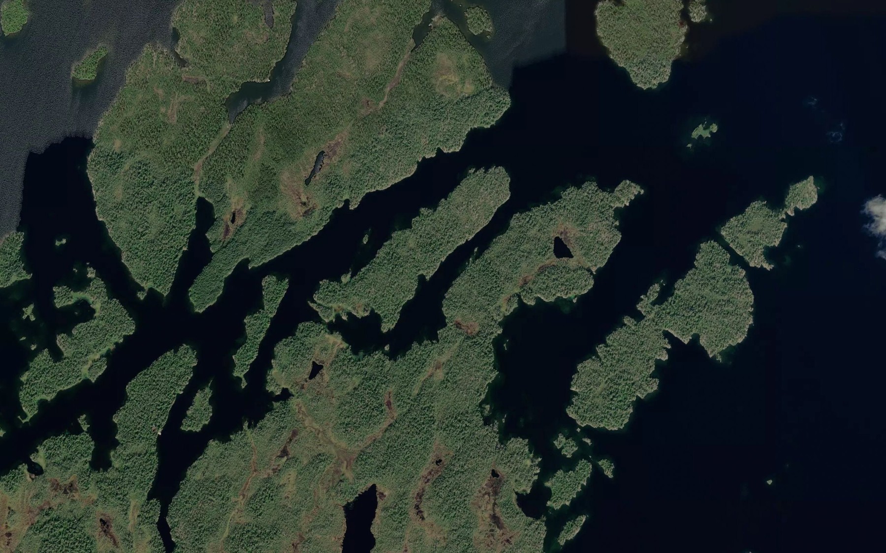 Satellite map of the Lillukkalahti