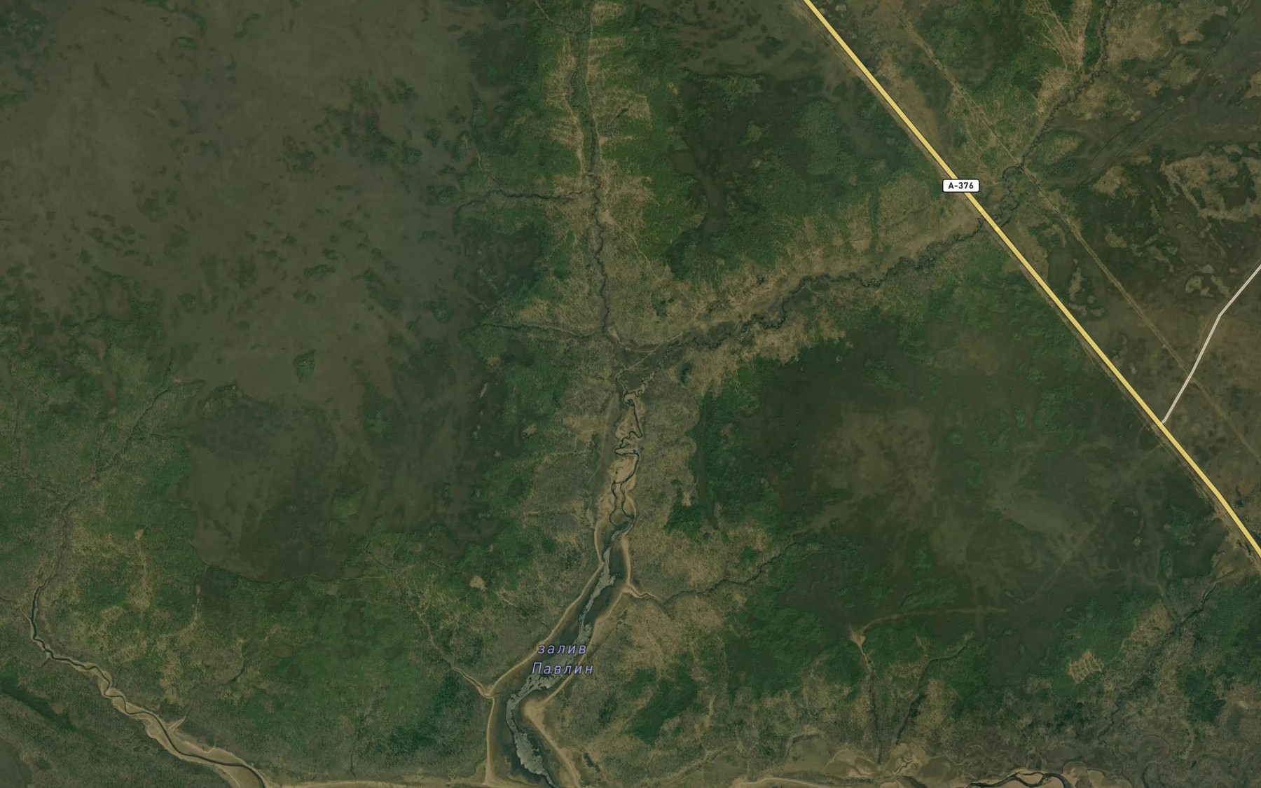 Satellite map of the Pustoy