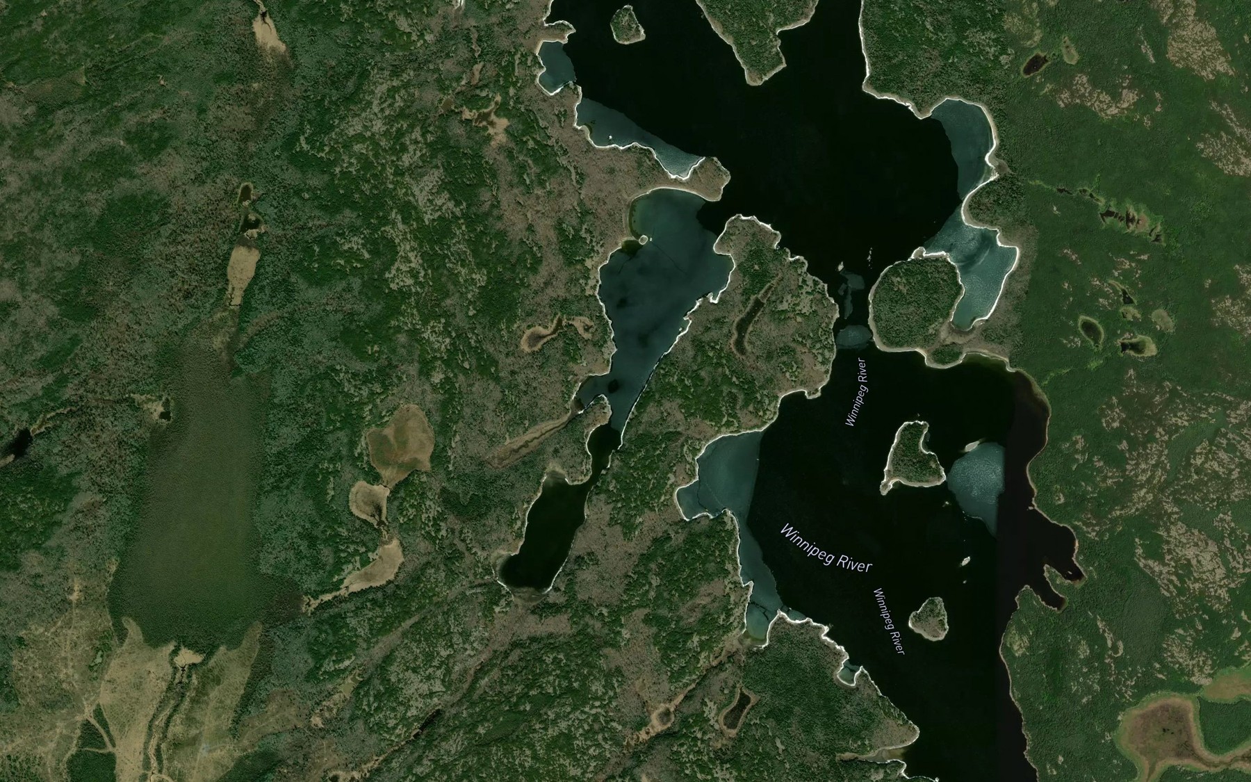 Satellite map of the Halley's Bay