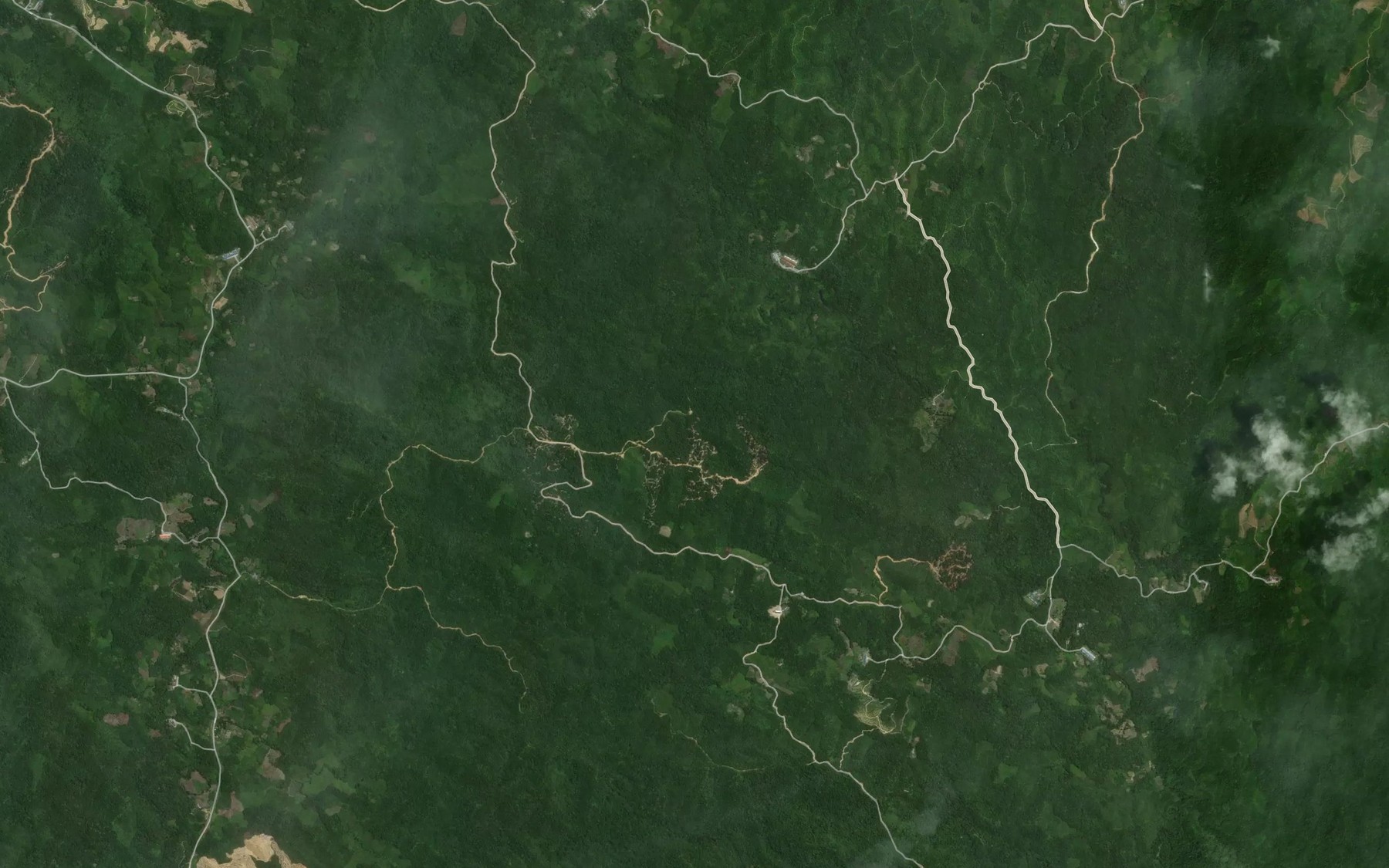 Satellite map of the Sungai Bandir