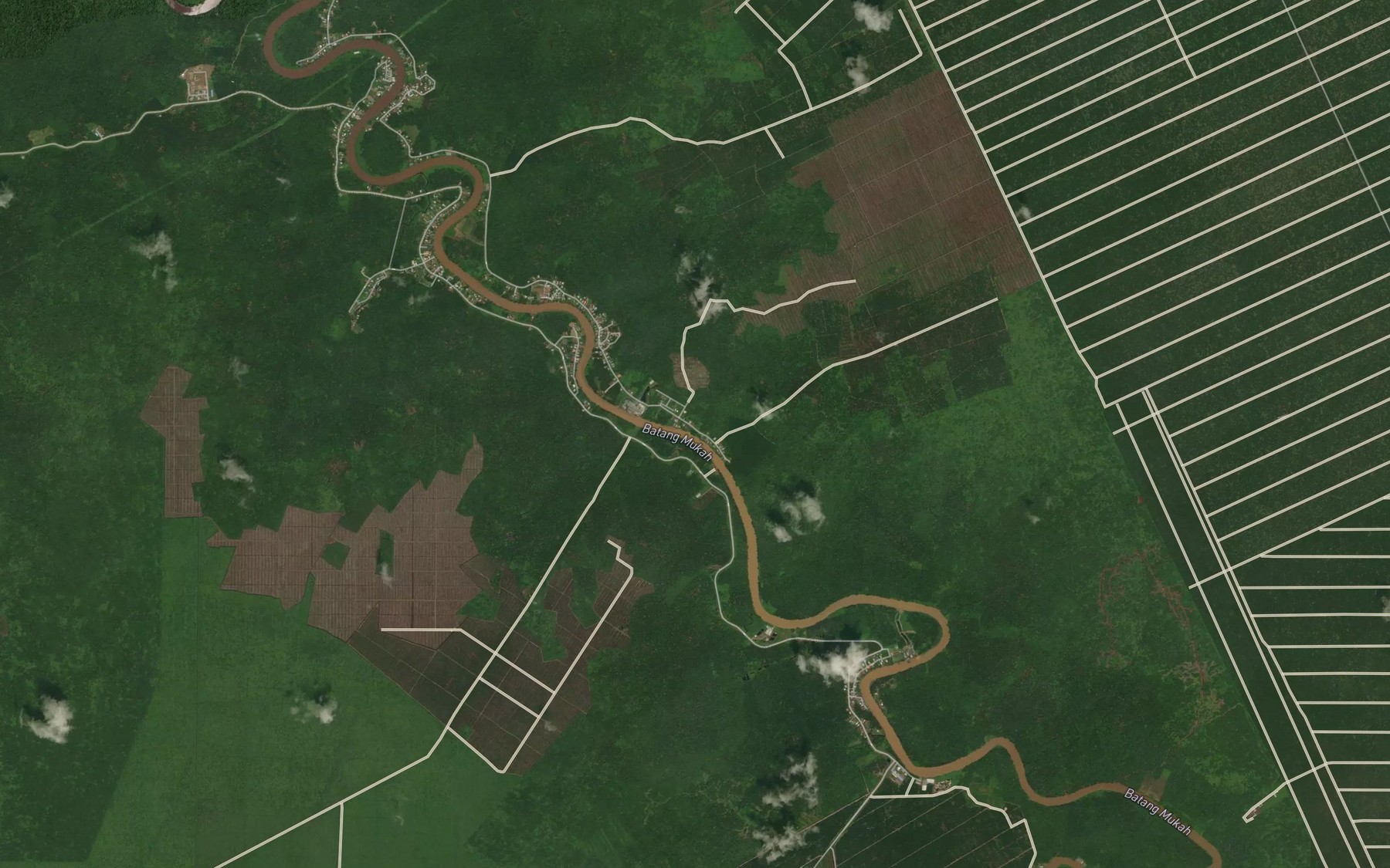 Satellite map of the Sungai Leban Kecil