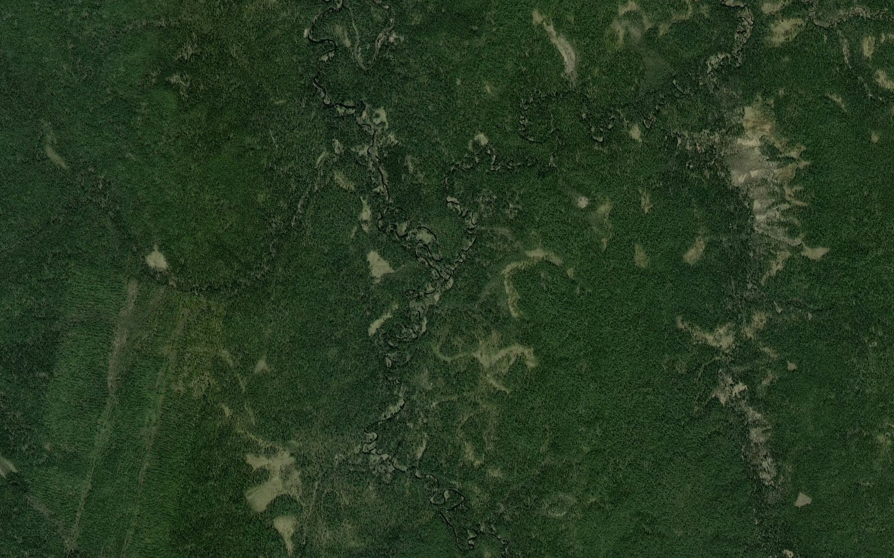Satellite map of the Kos Vozh