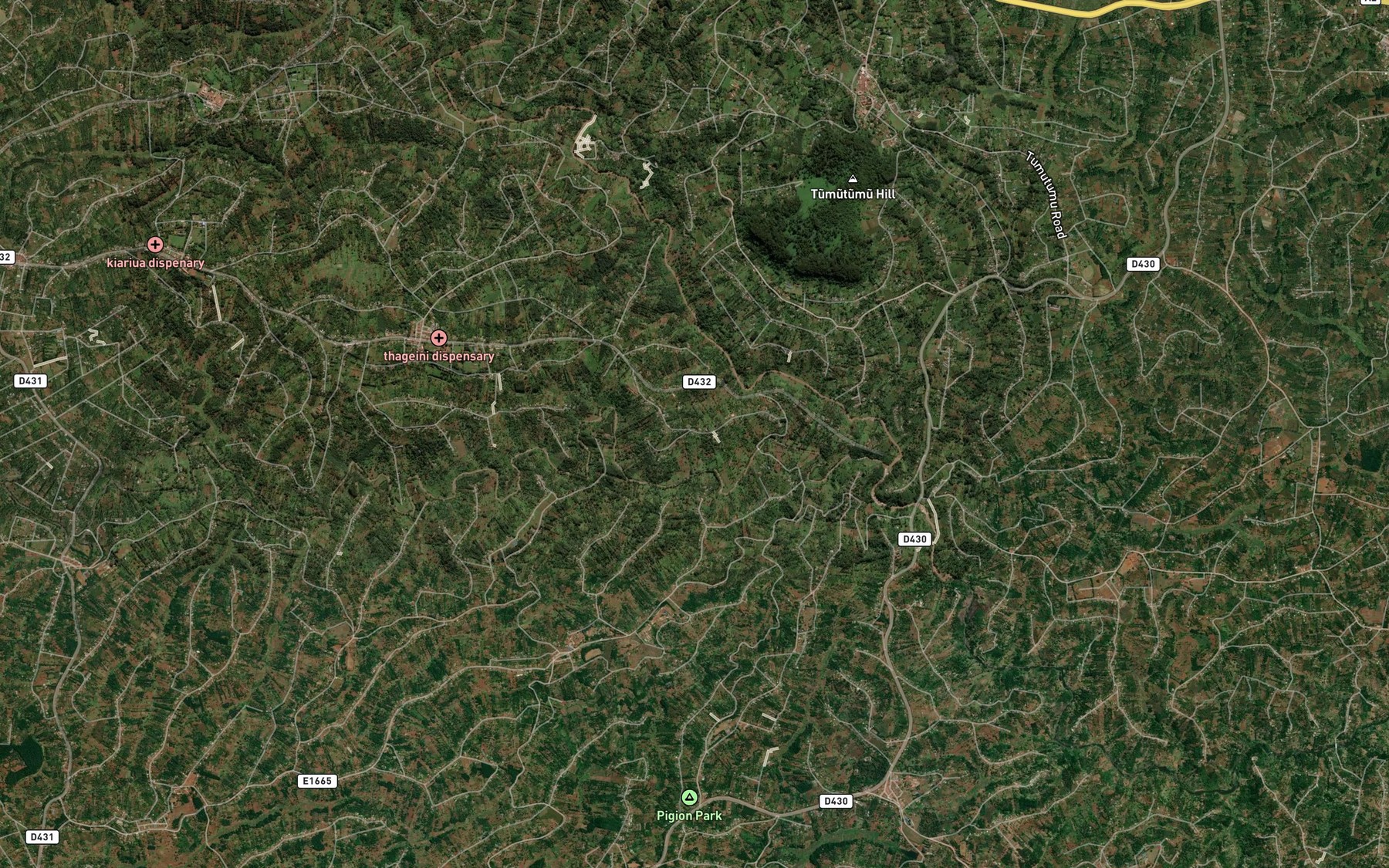 Satellite map of the Kiro