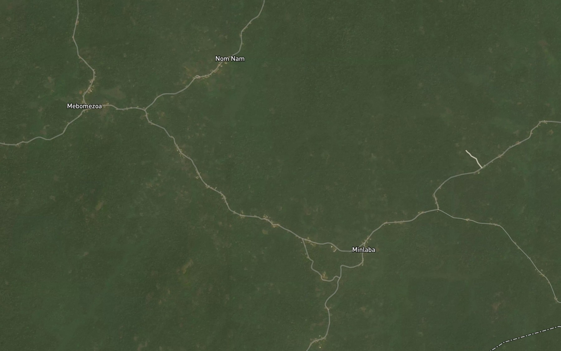 Satellite map of the Oso Adzap