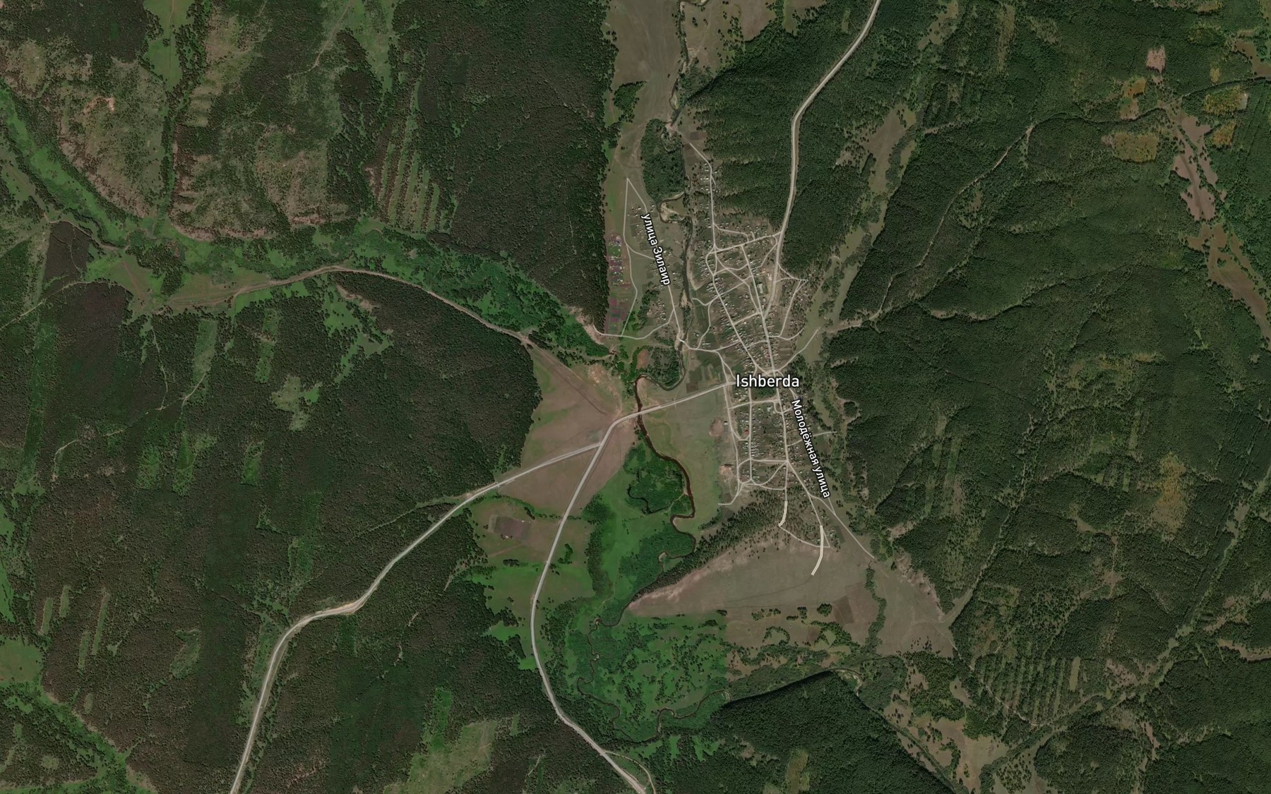 Satellite map of the Kundurush