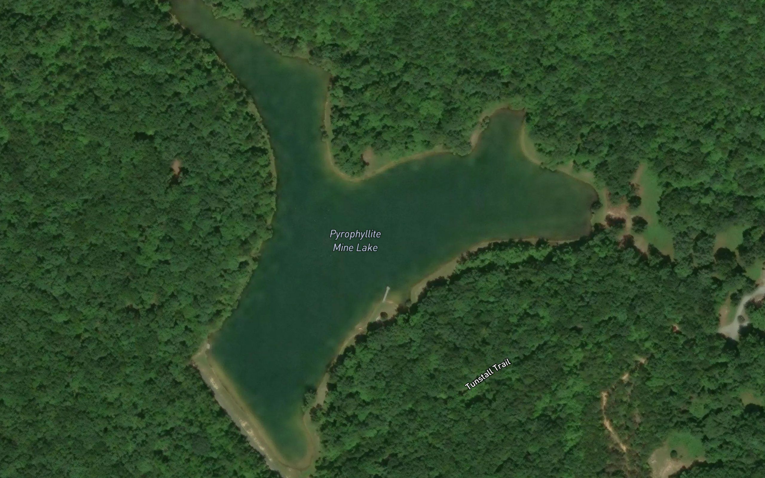 Pyrophyllite Mine Lake