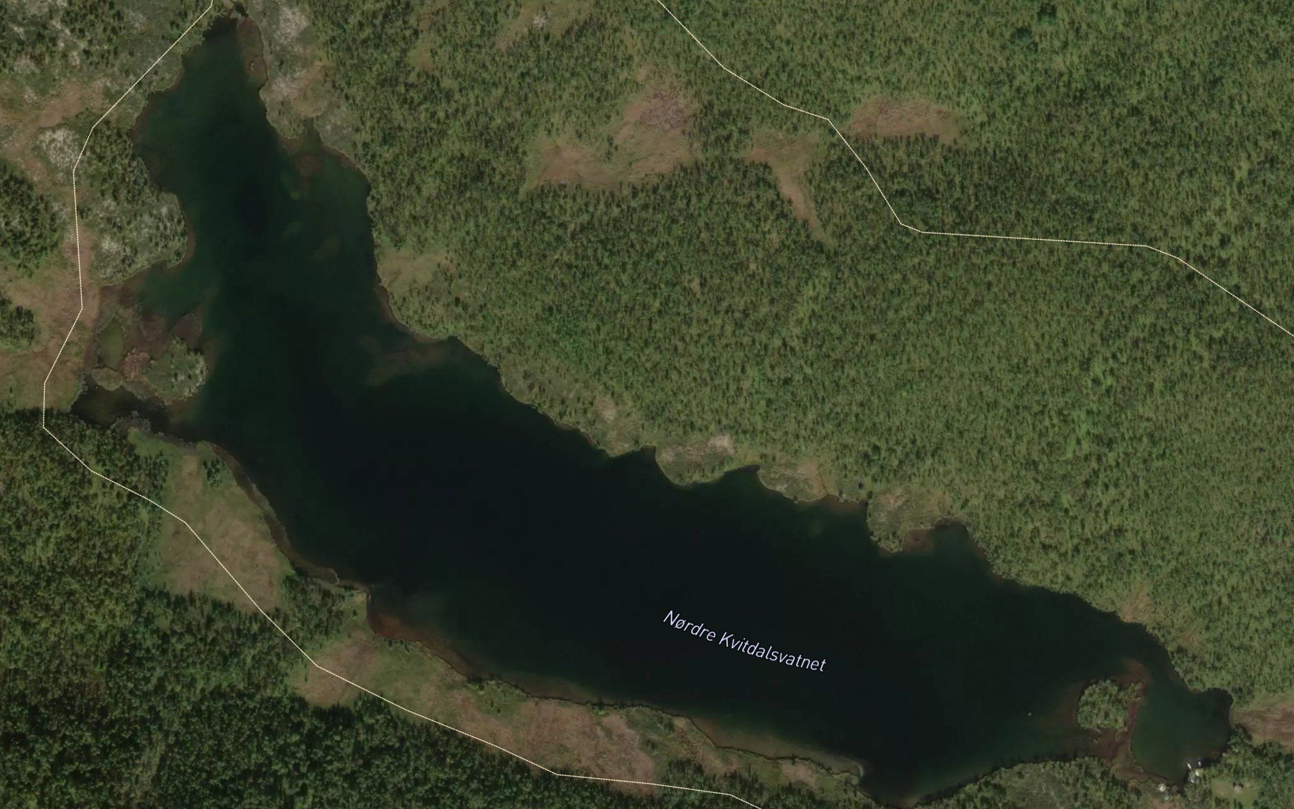 Kvitdalsvatnet,nordre