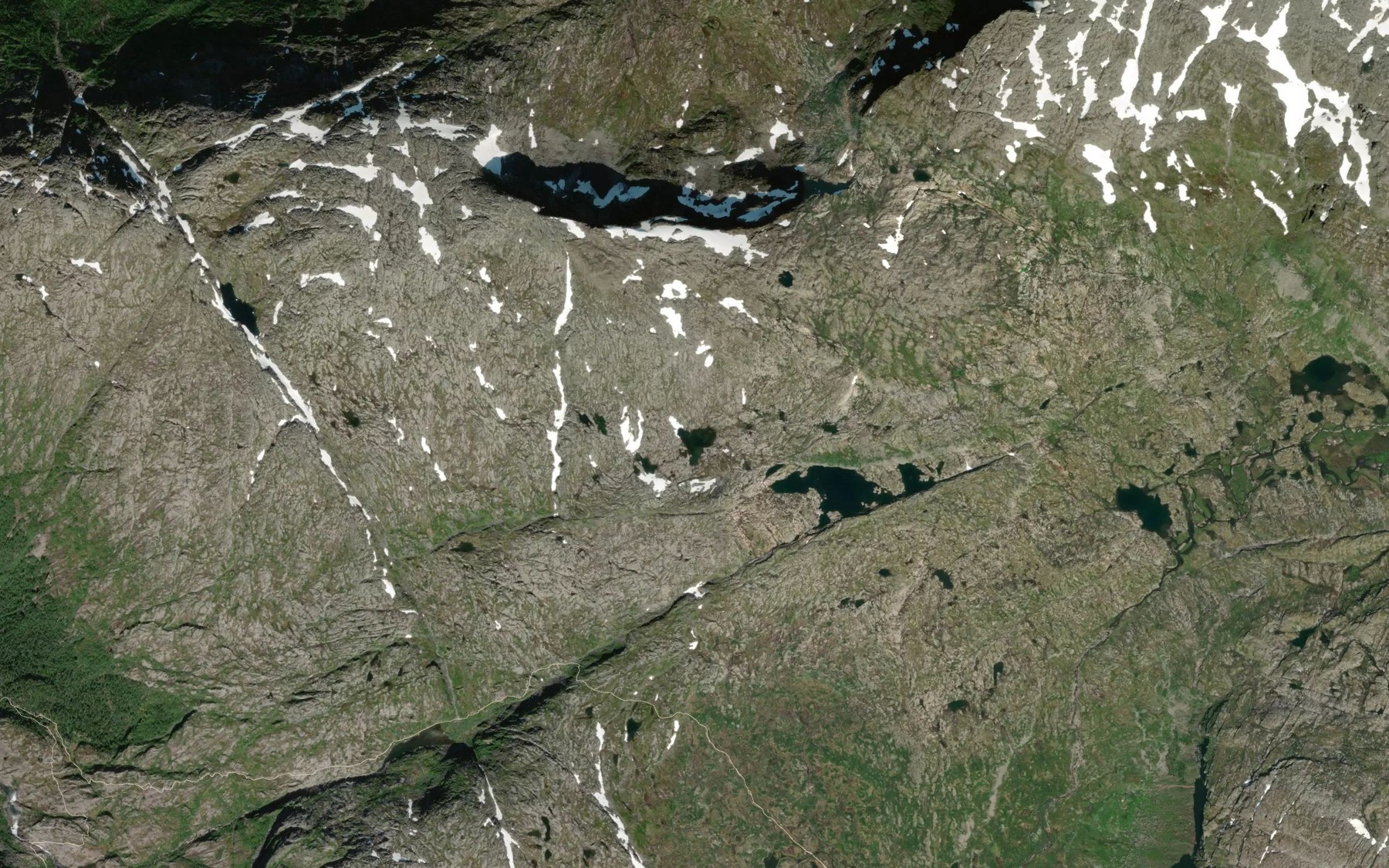 Satellite map of the Fagradalsvatnet
