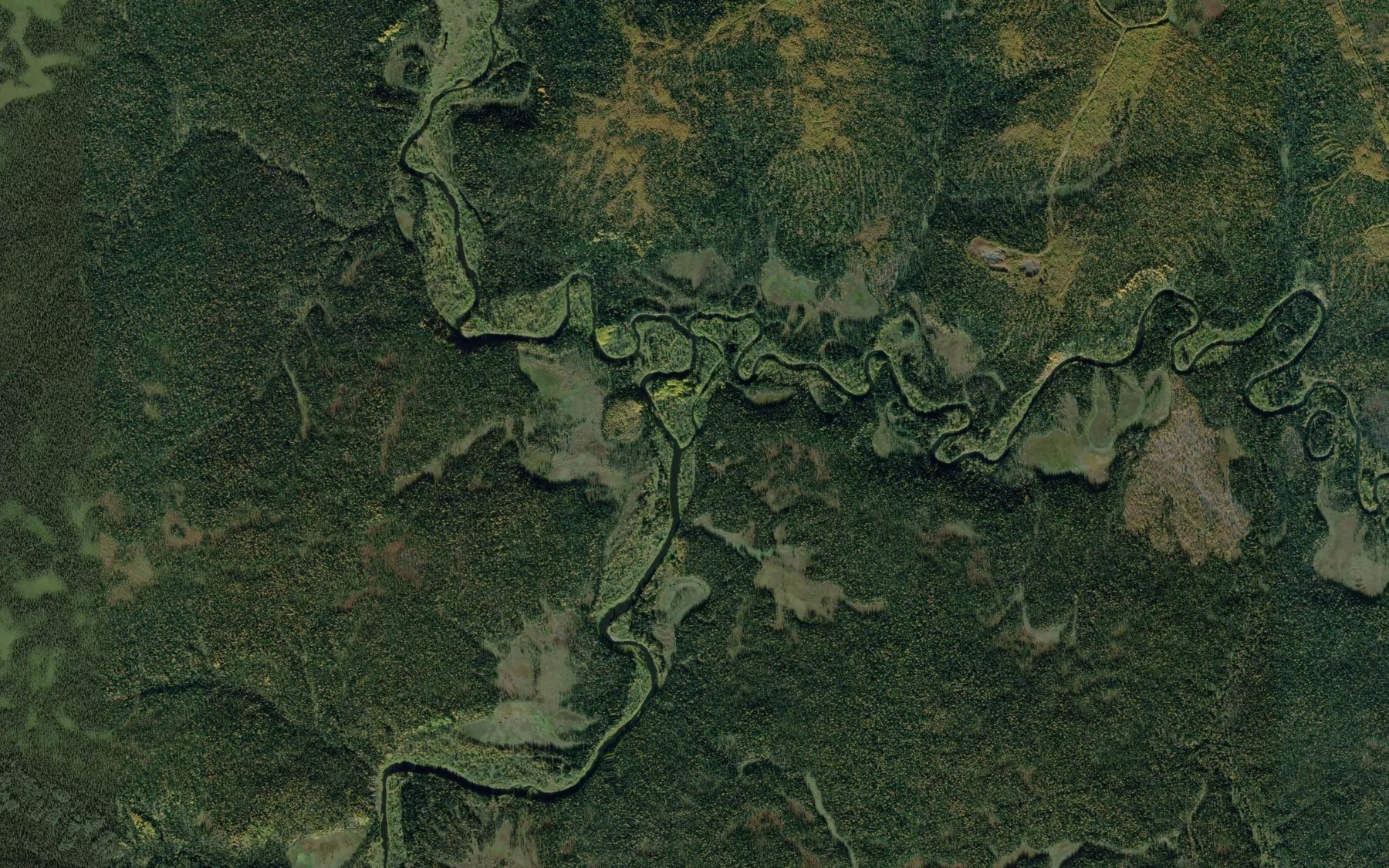 Satellite map of the Lunvozh