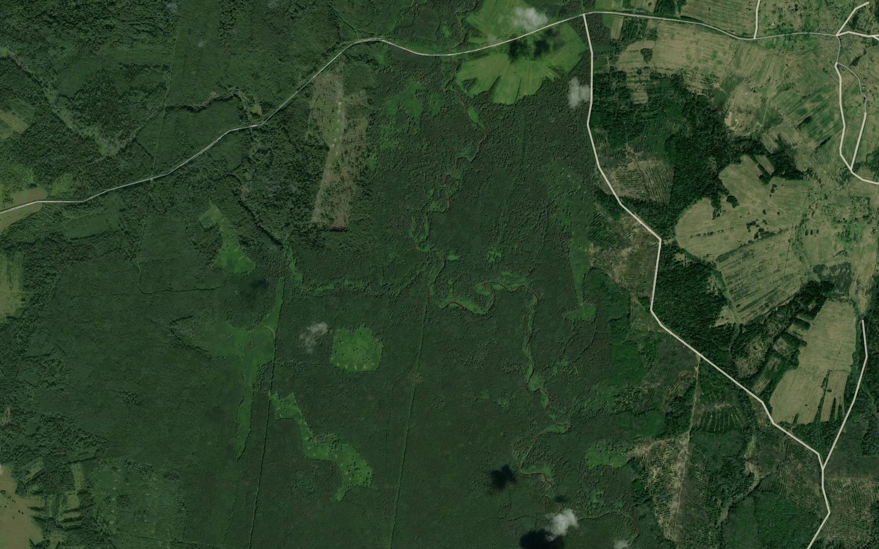 Satellite map of the Talitsa