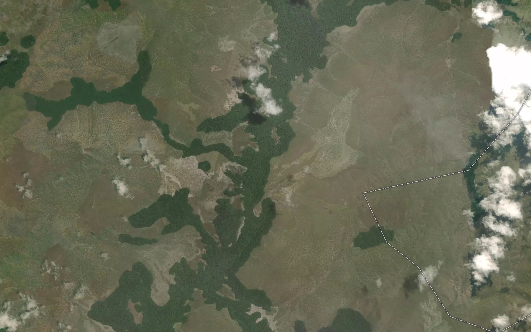 Satellite map of the Mangani