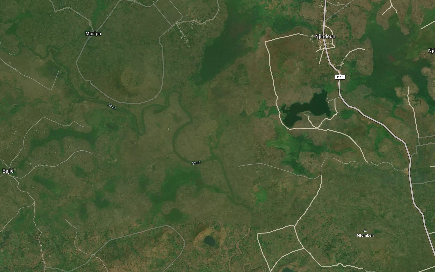 Satellite map of the Panke