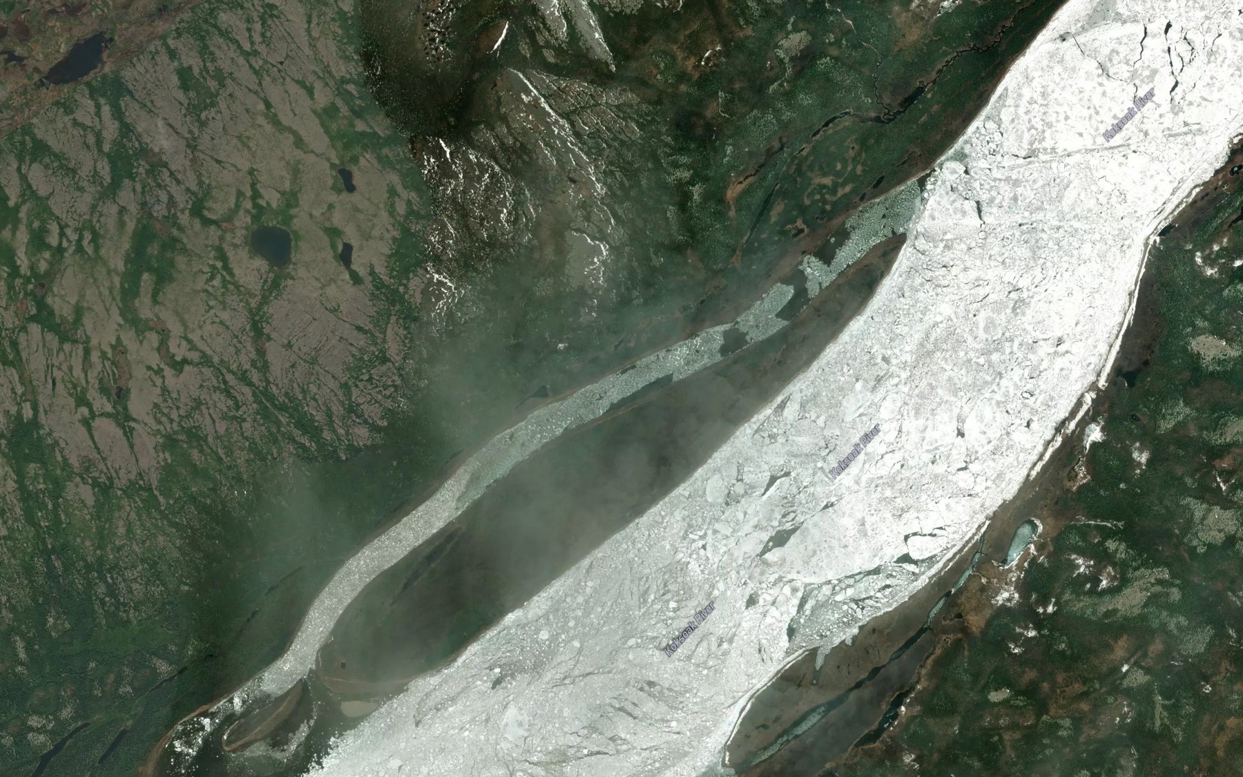 Satellite map of the Bras Susasu Pacituwakan