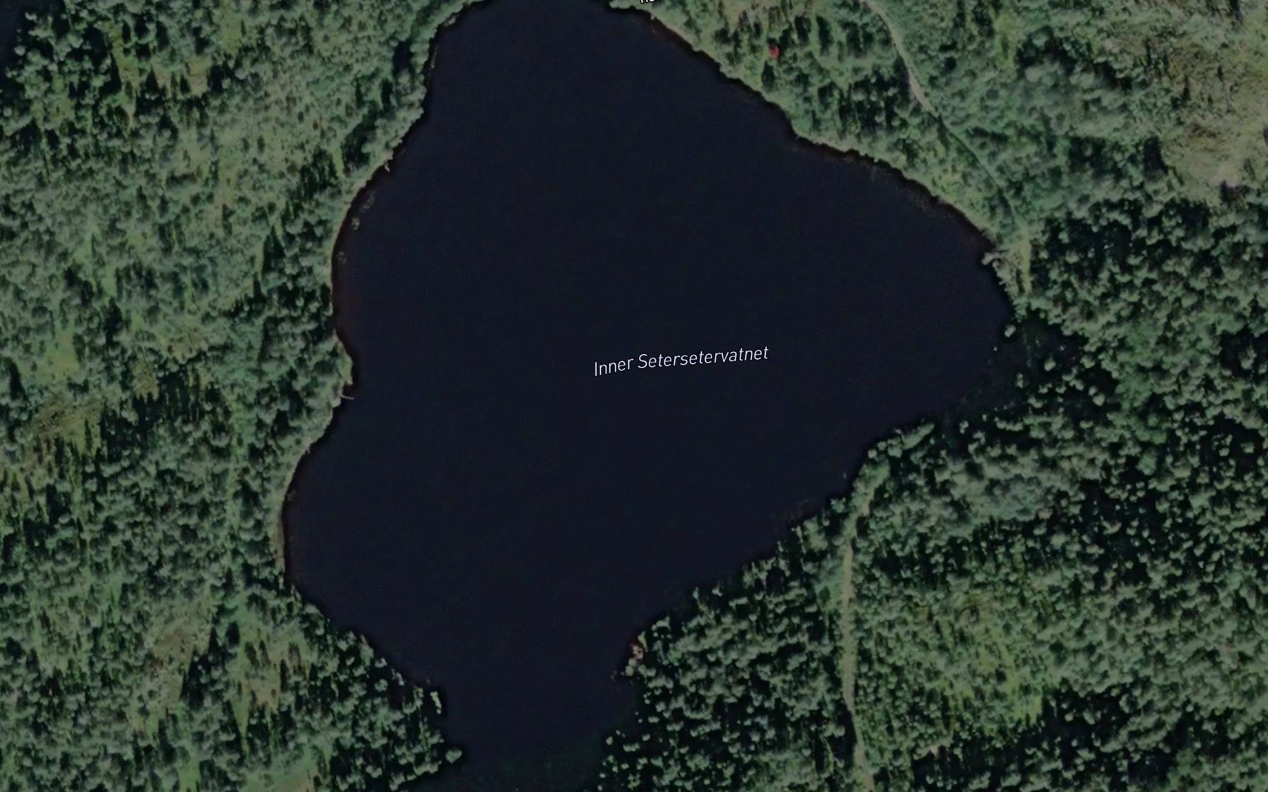 Satellite map of the Inner Setersetervatnet