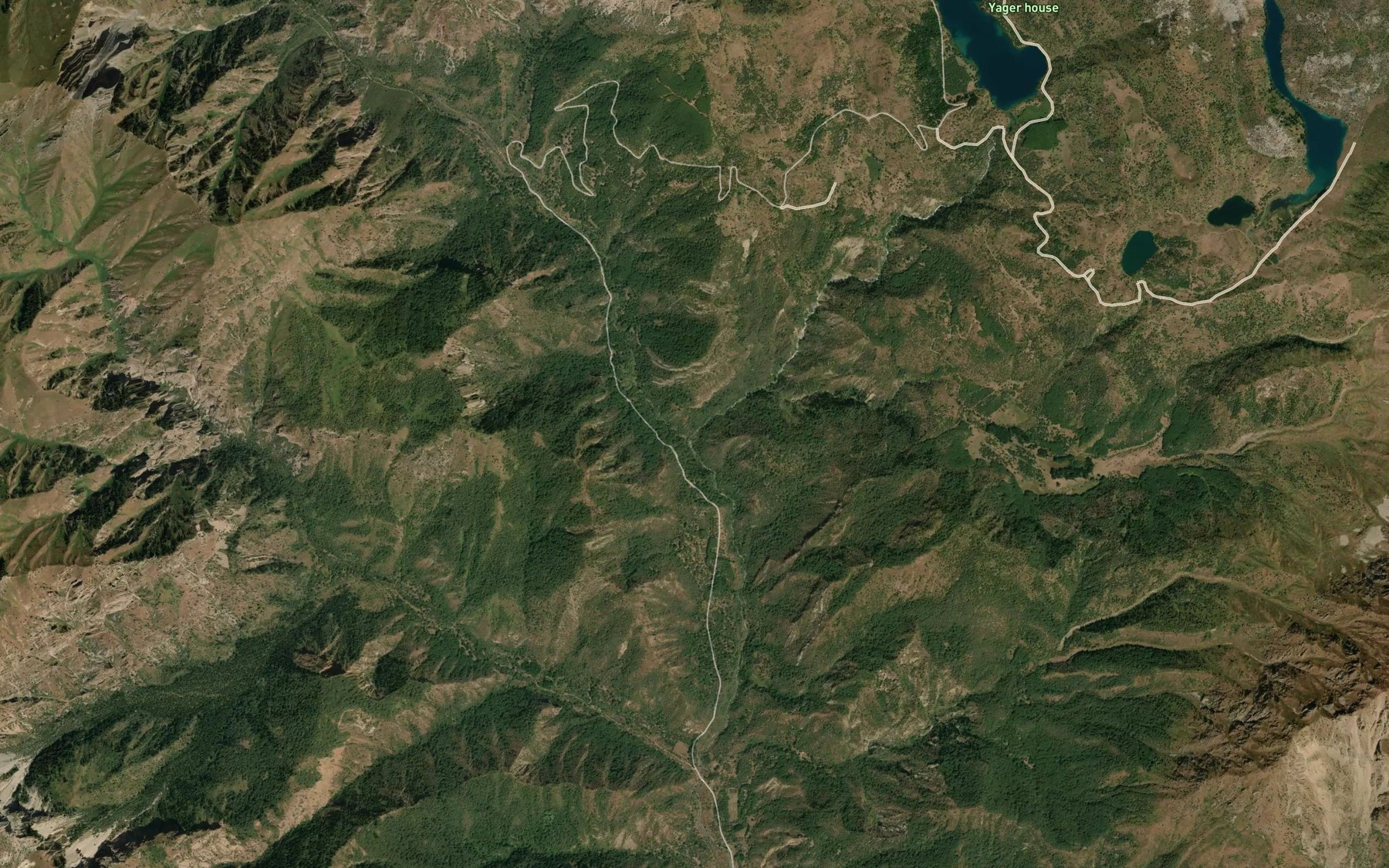 Satellite map of the Tash-Bashat