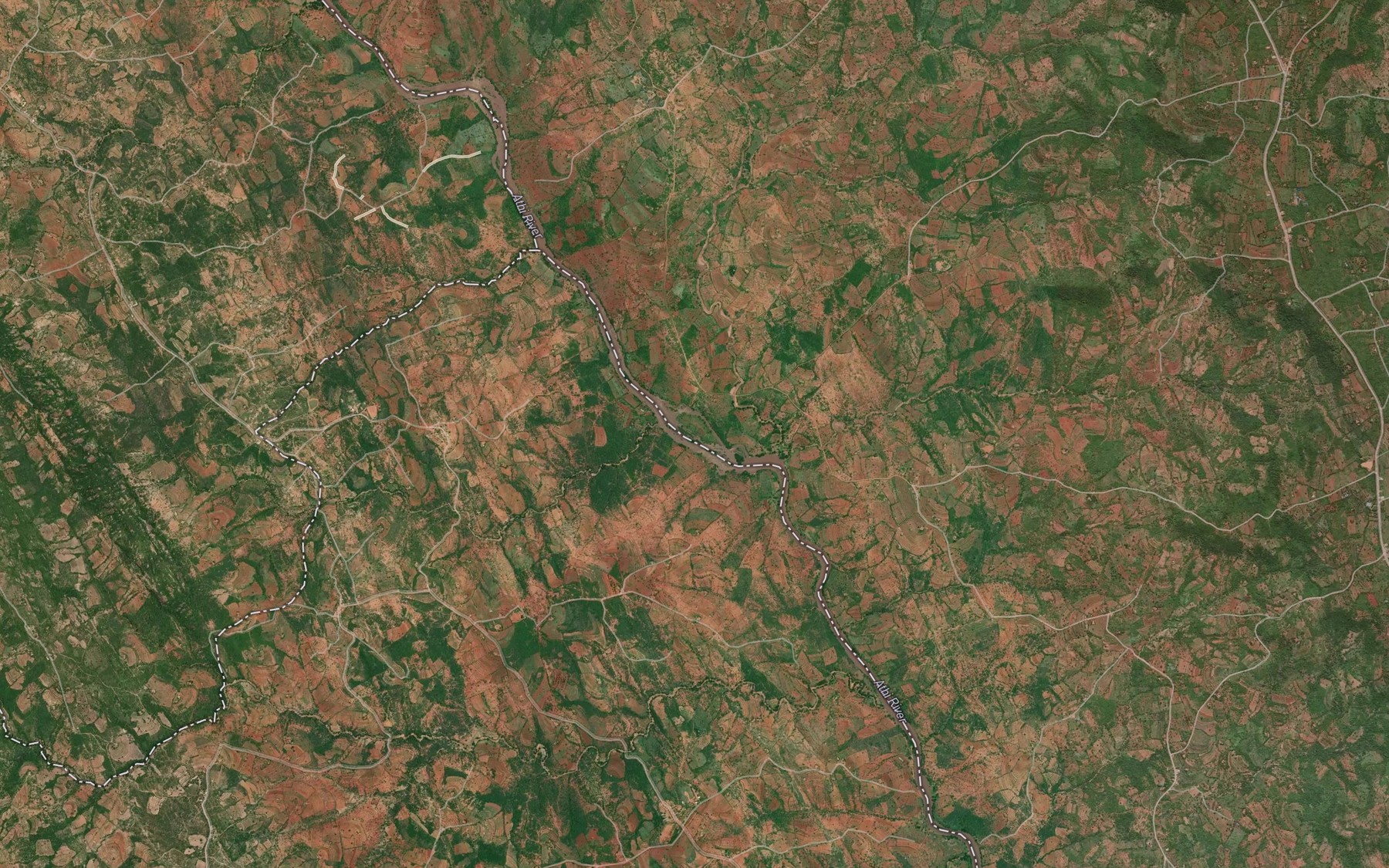 Satellite map of the Munvooni
