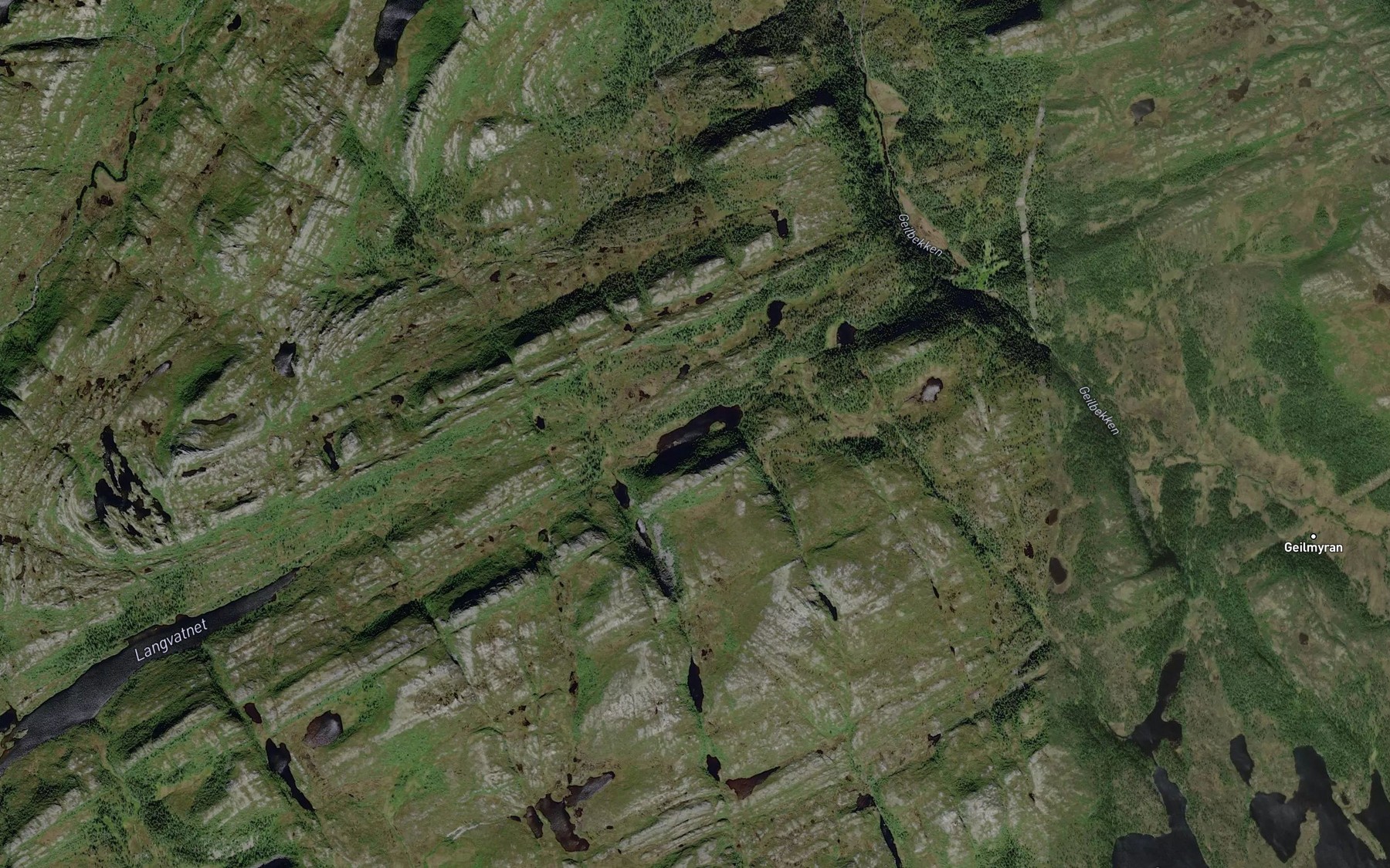Satellite map of the Damtjorna