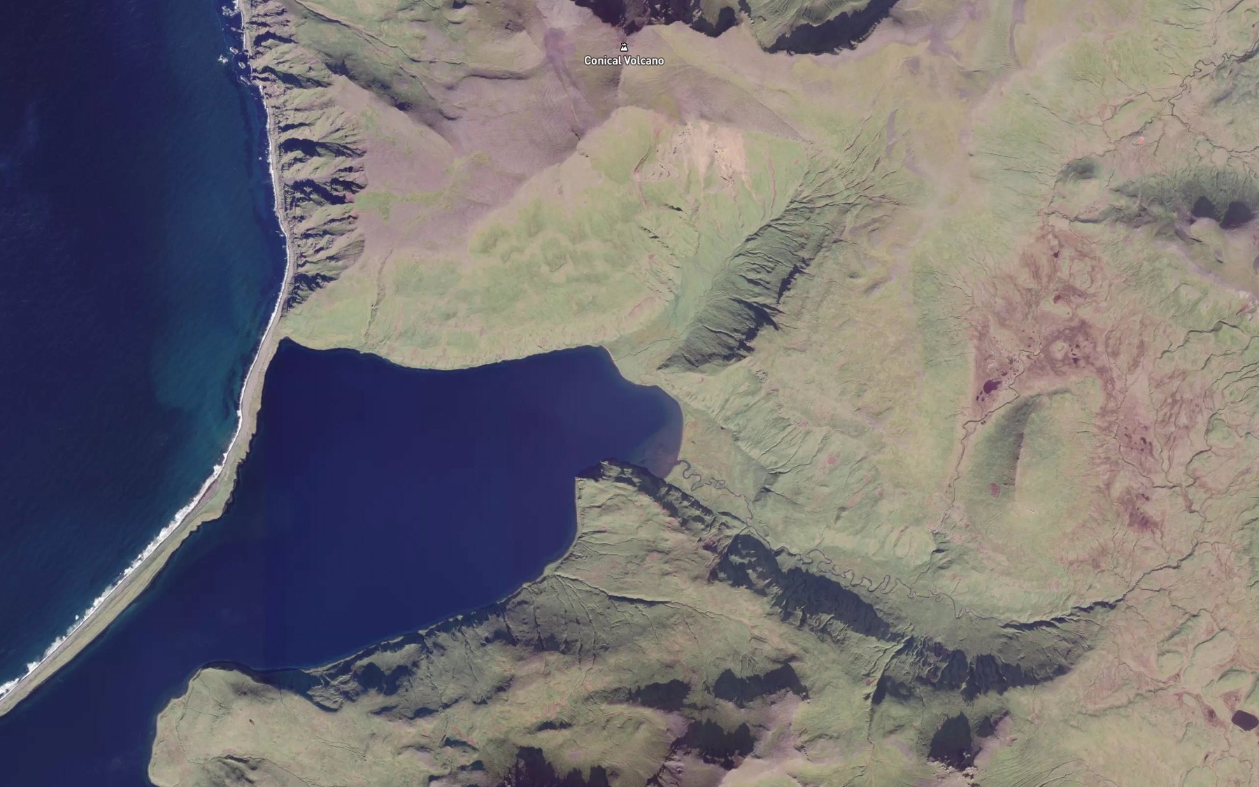 Satellite map of the Ugilga