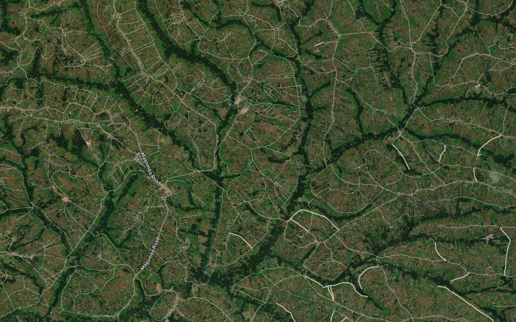 Satellite map of the Kebubo