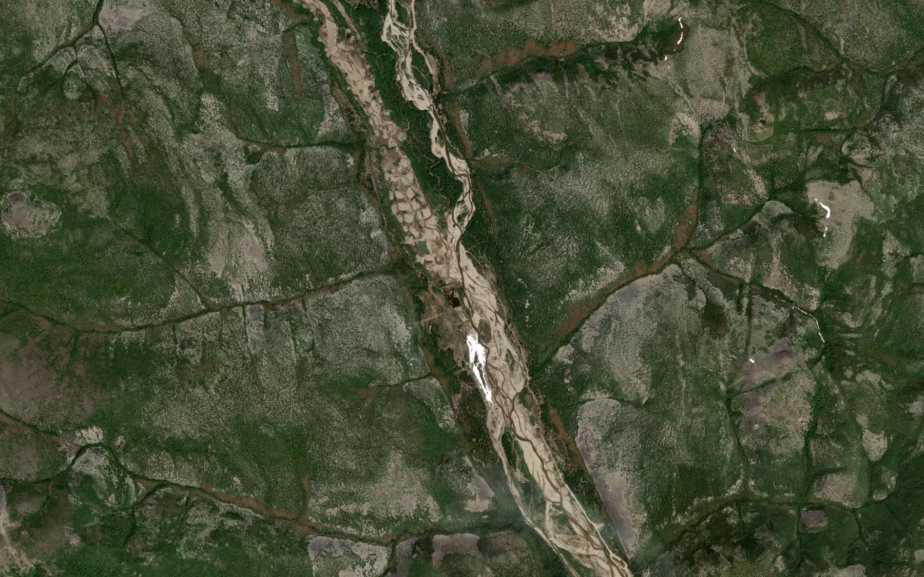 Satellite map of the Berayakan