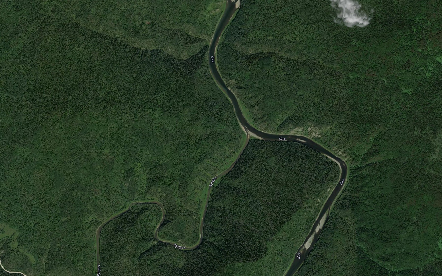 Satellite map of the Kundat