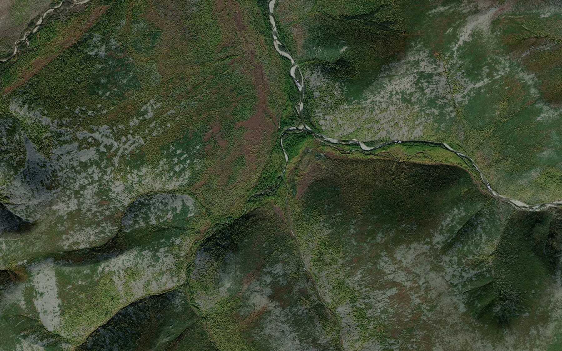Satellite map of the Soroga
