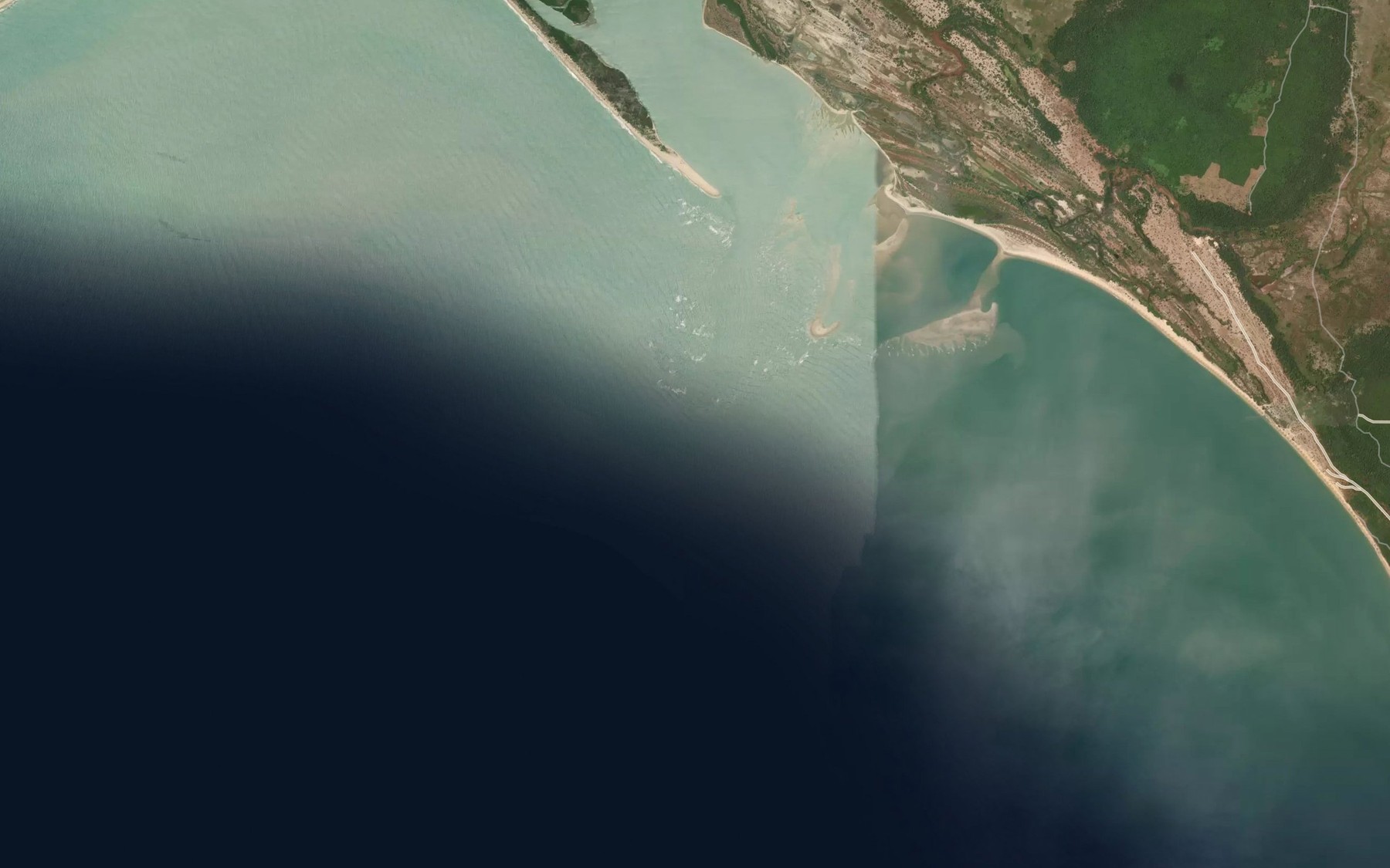Satellite map of the Baia de Sucujaque