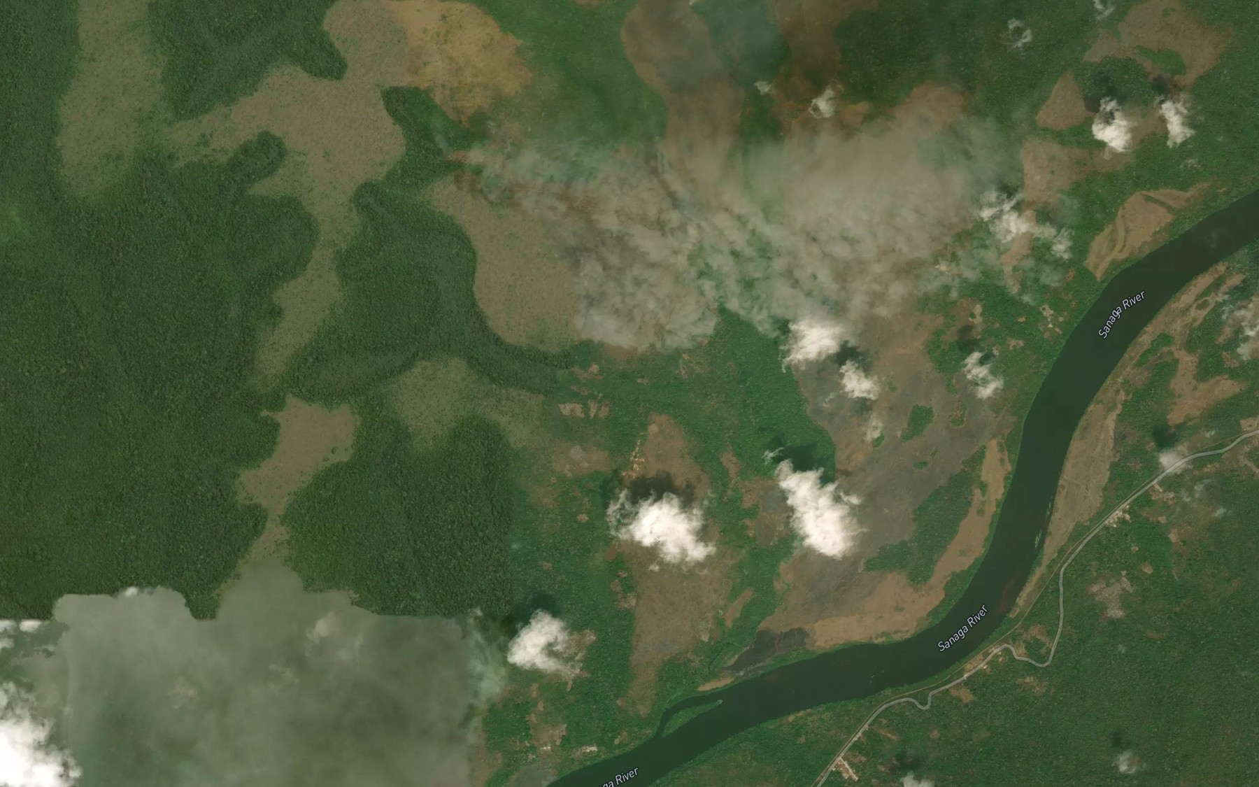Satellite map of the Kilimbi