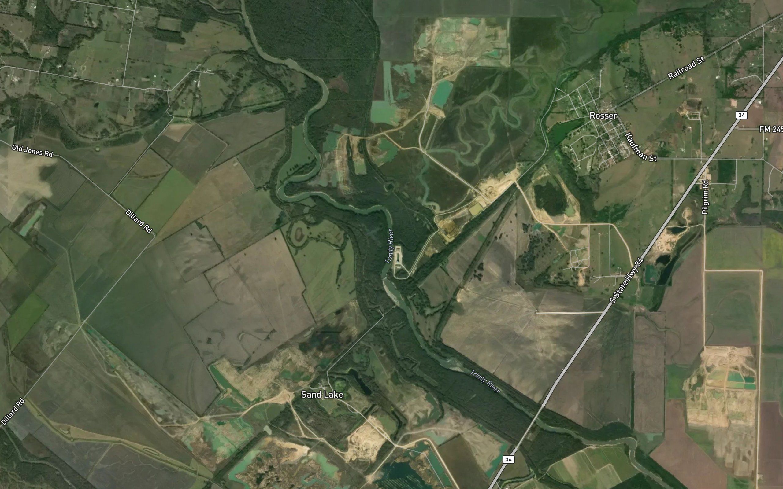 Old Channel East Fork Trinity River