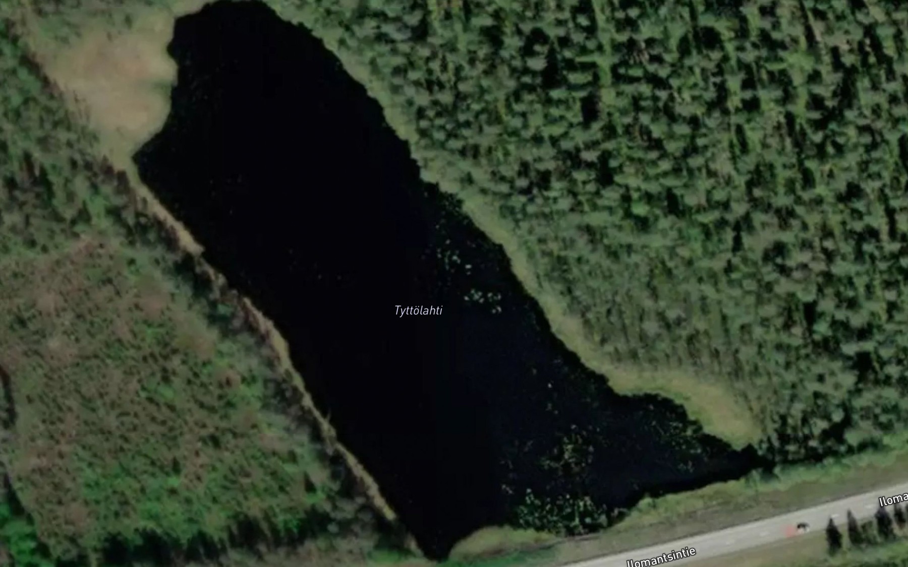 Satellite map of the Tyttolahti