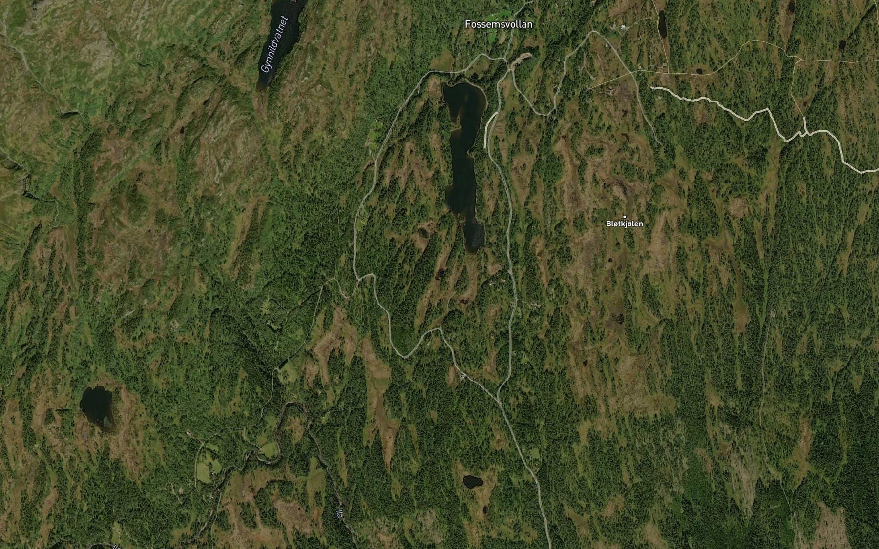 Satellite map of the Pungtjorna