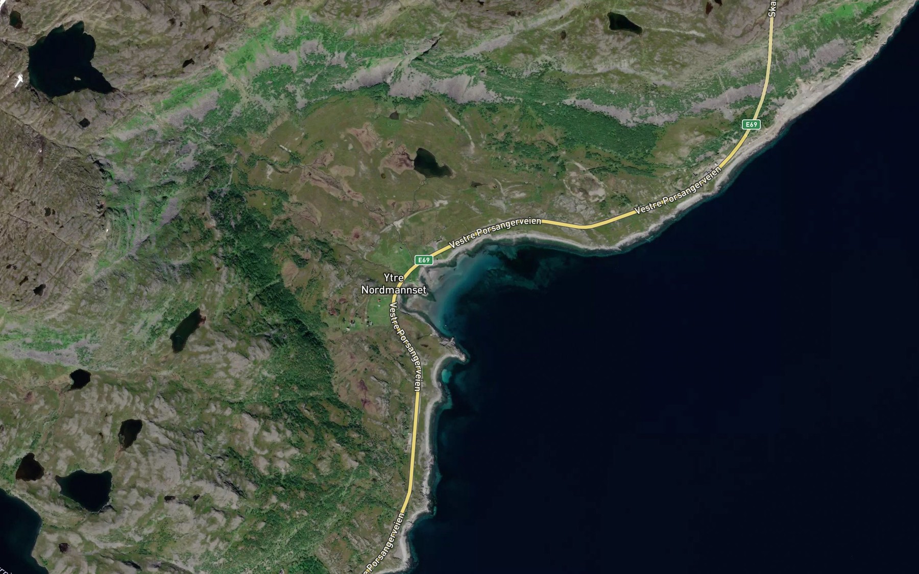 Satellite map of the Siidavakki
