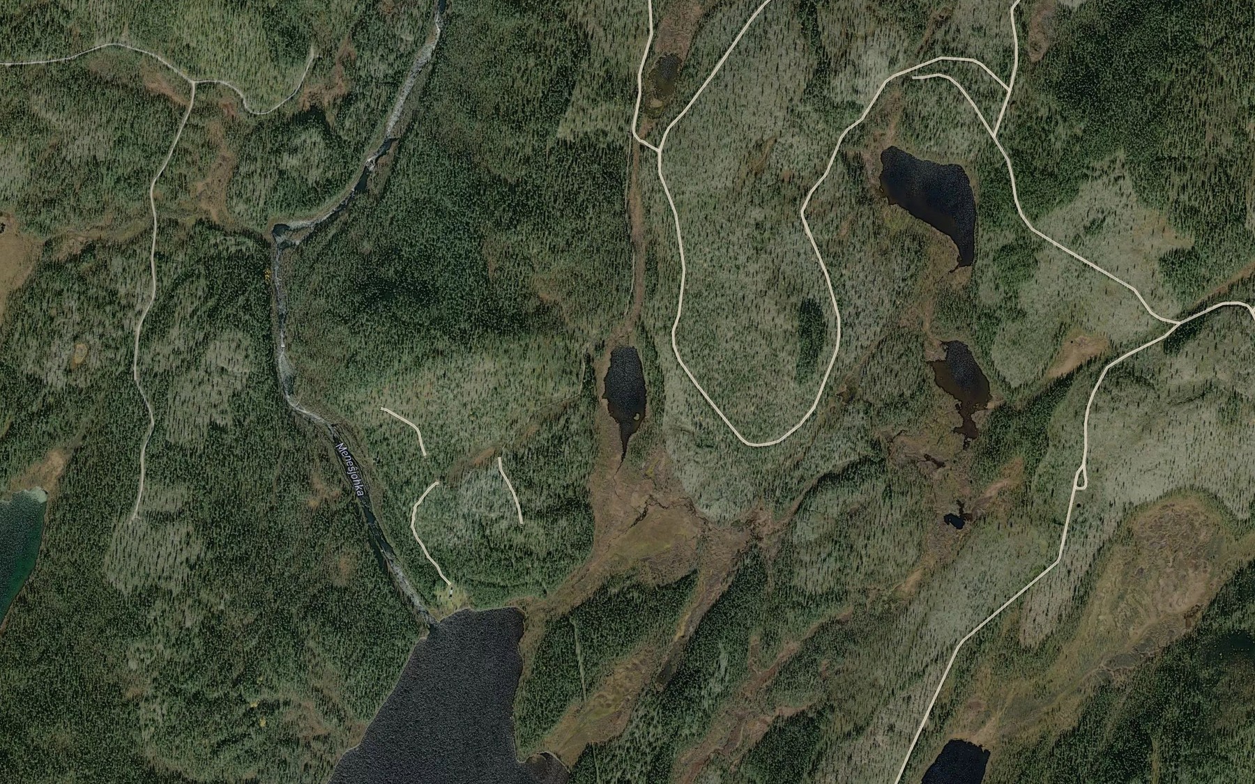 Satellite map of the Kovakynsijarvi
