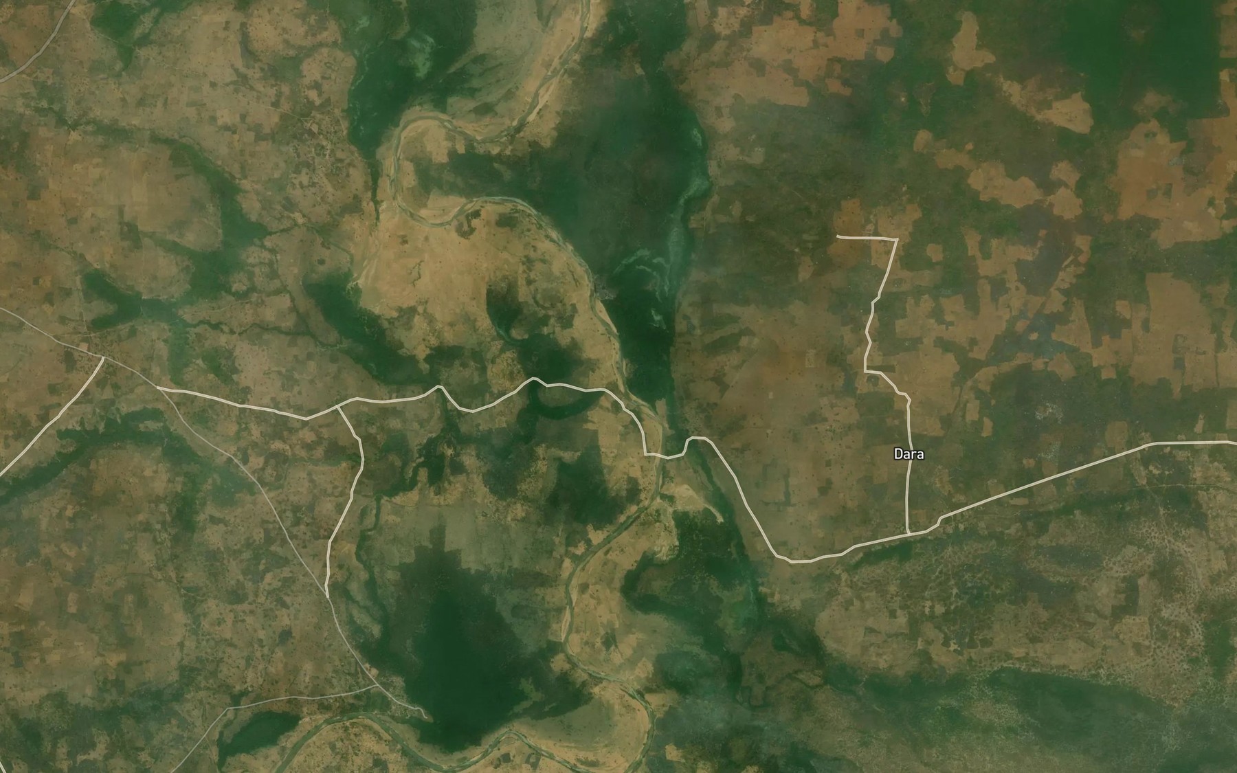 Satellite map of the WankeStream