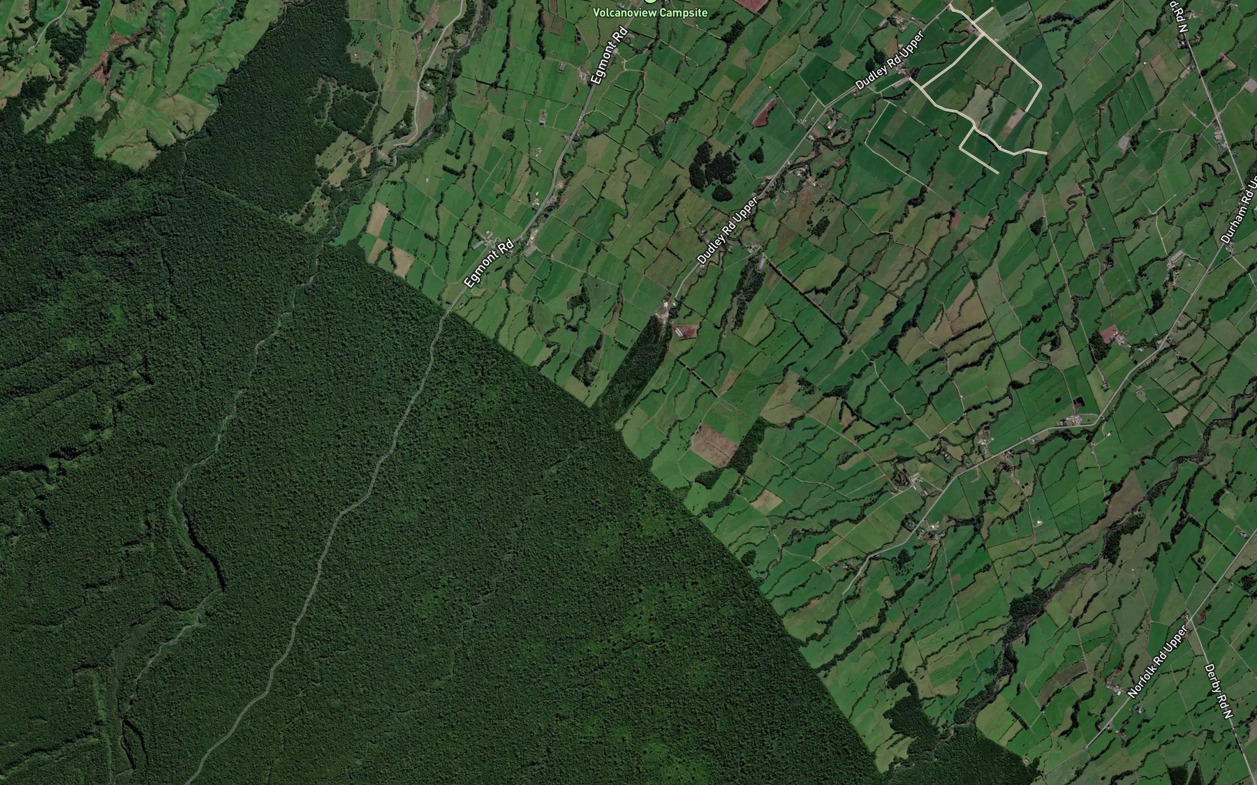 Satellite map of the Ngatoroiti Stream