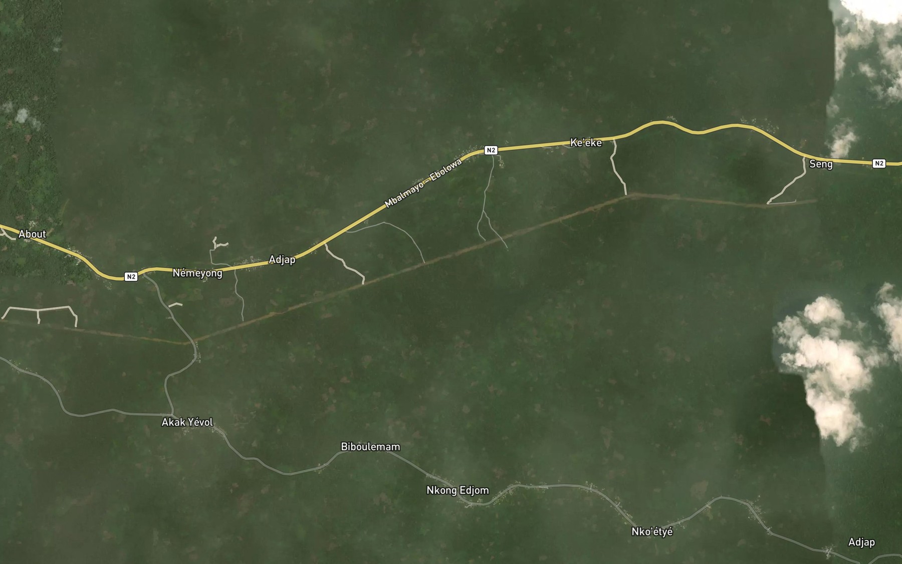 Satellite map of the Mioya Miko