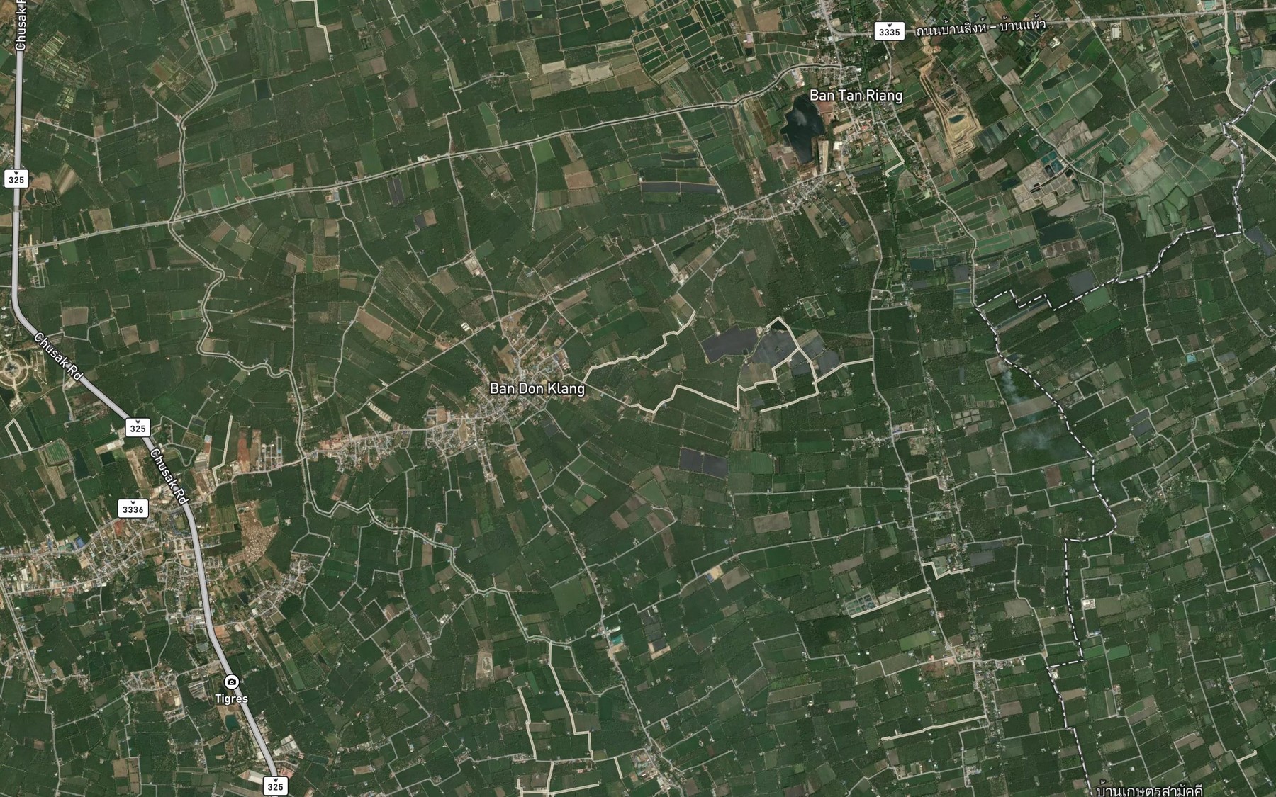 Satellite map of the Lam Rang Nong Klap
