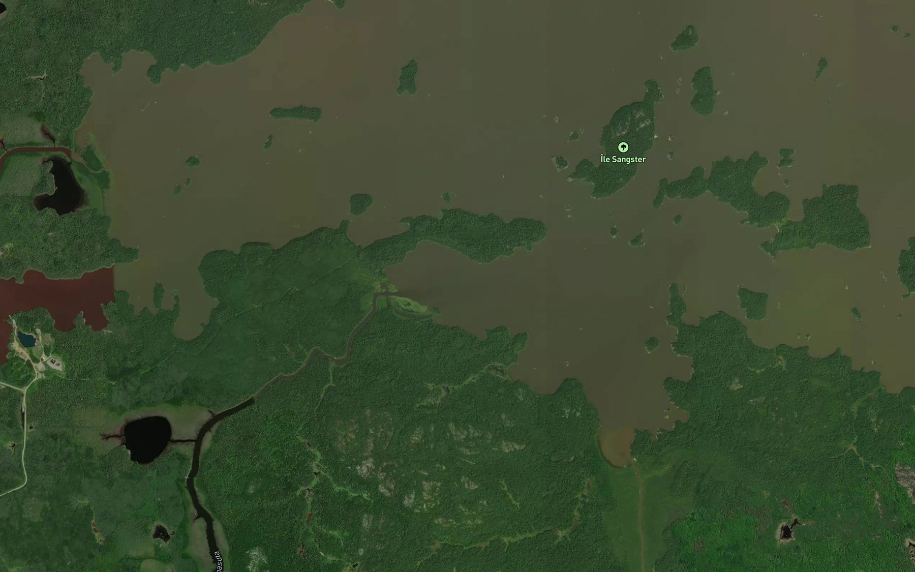 Satellite map of the Baie Kanasuta