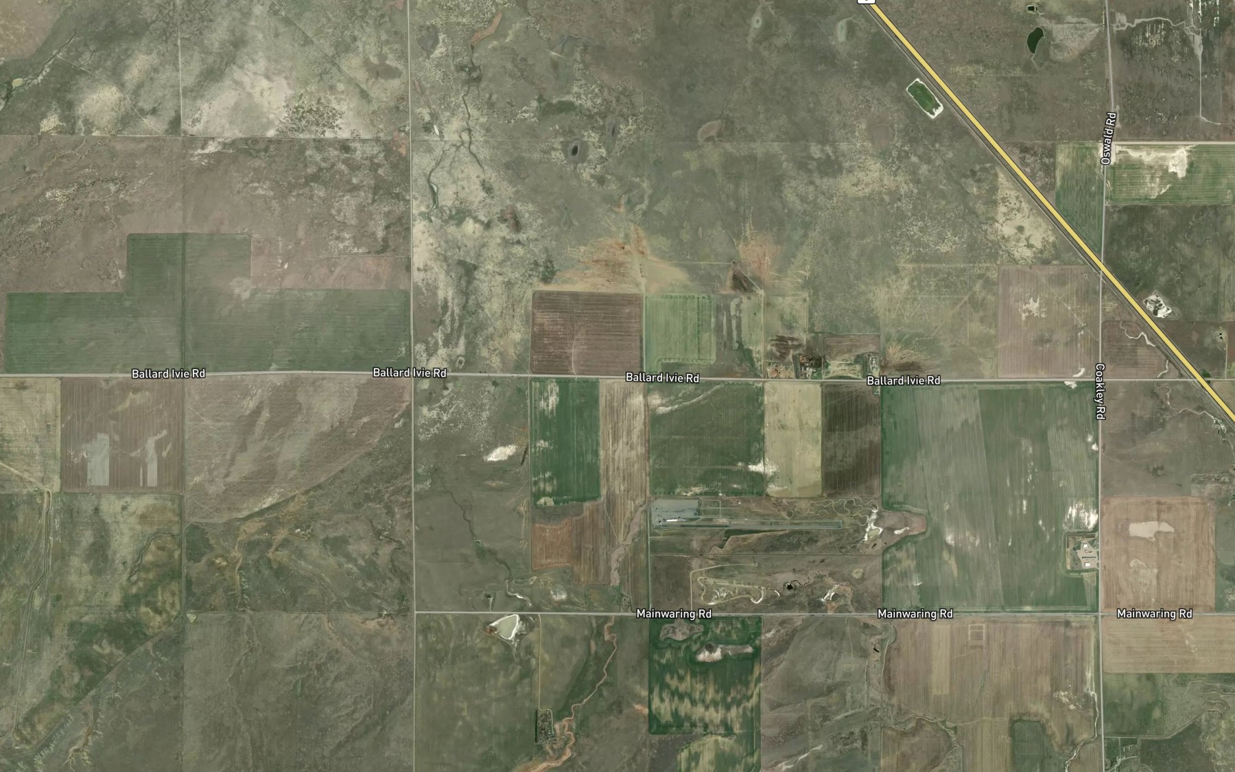 Satellite map of the Difficulty Creek