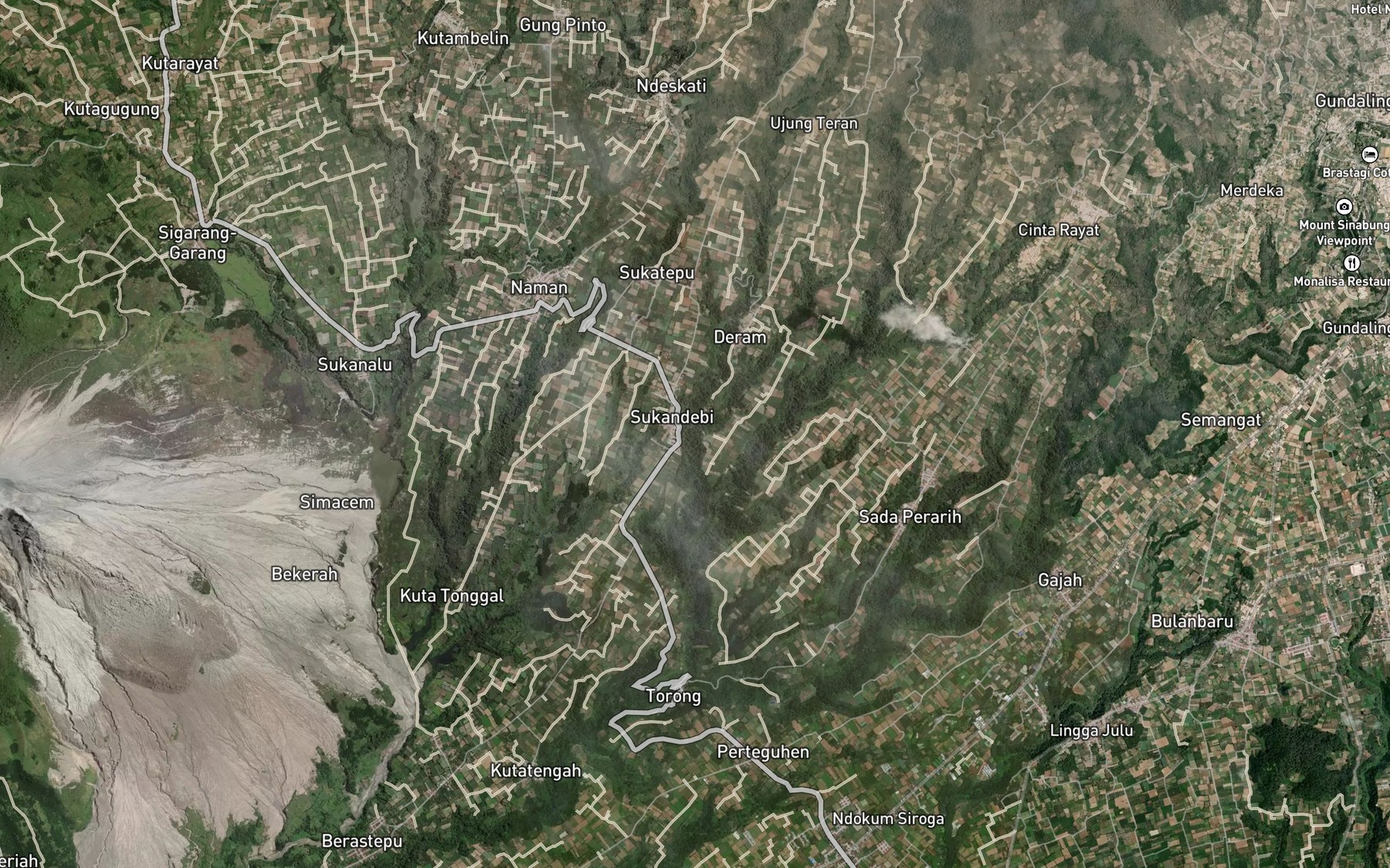 Satellite map of the Lau Kempang