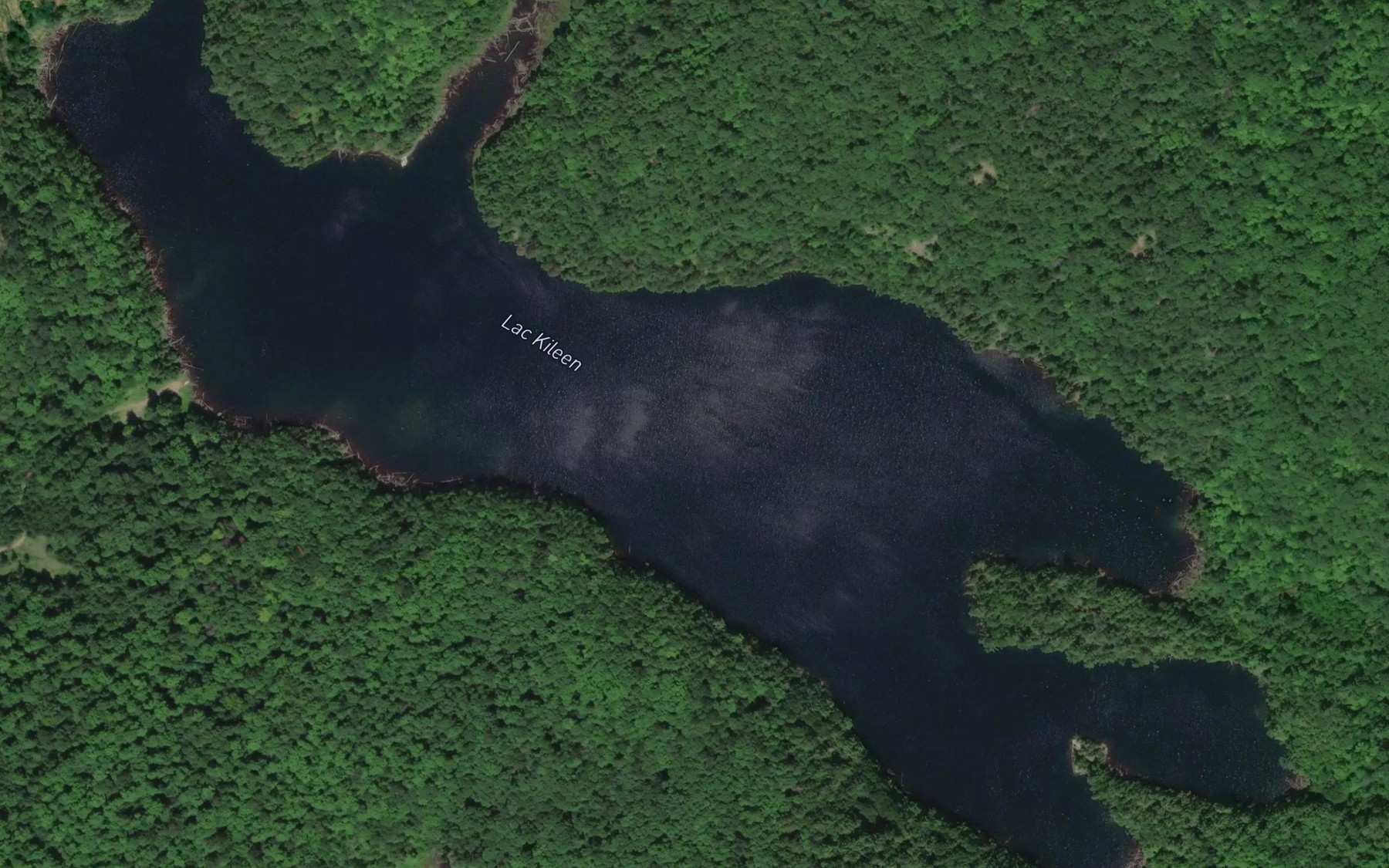 Satellite map of the Lac Kileen