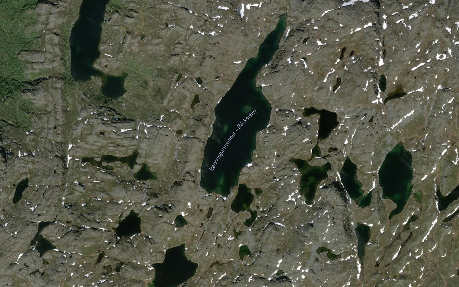 Satellite map of the Stuora Barkojavri