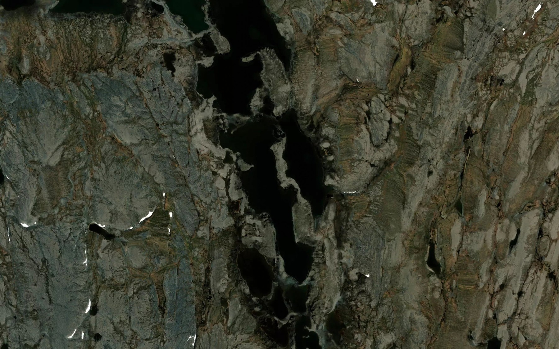 Satellite map of the Lac Amittuq