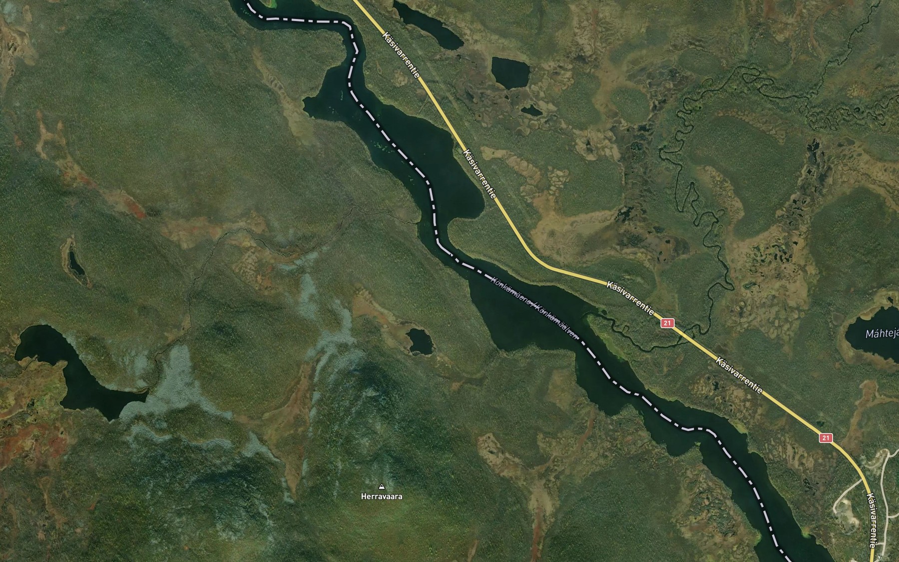 Satellite map of the Kaupunkiniva