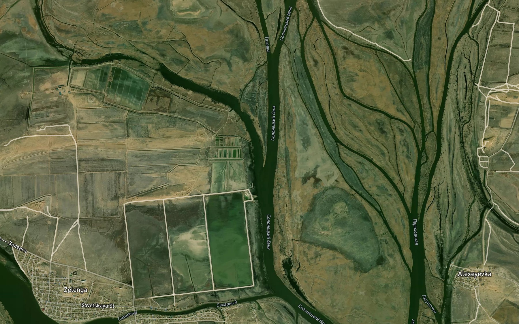 Satellite map of the Beshtuk