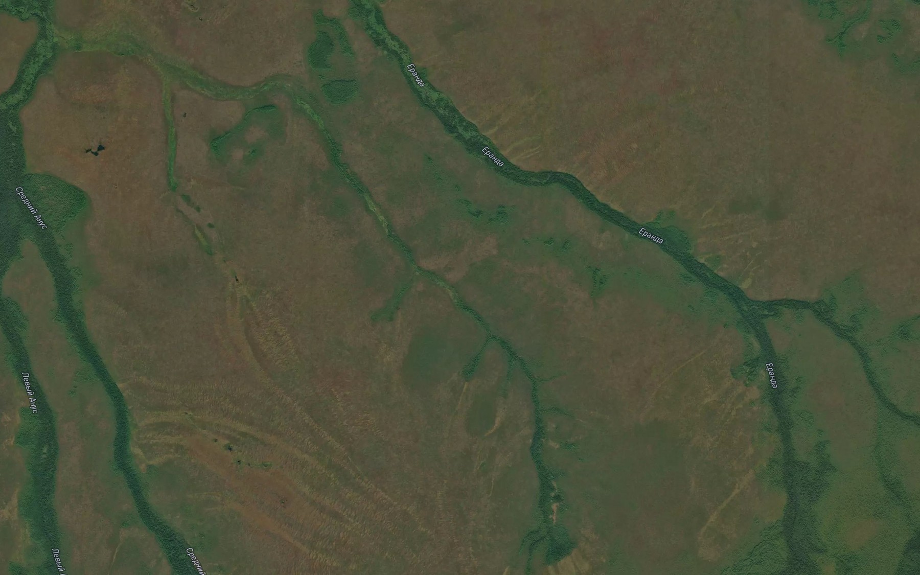 Satellite map of the Dzhapki
