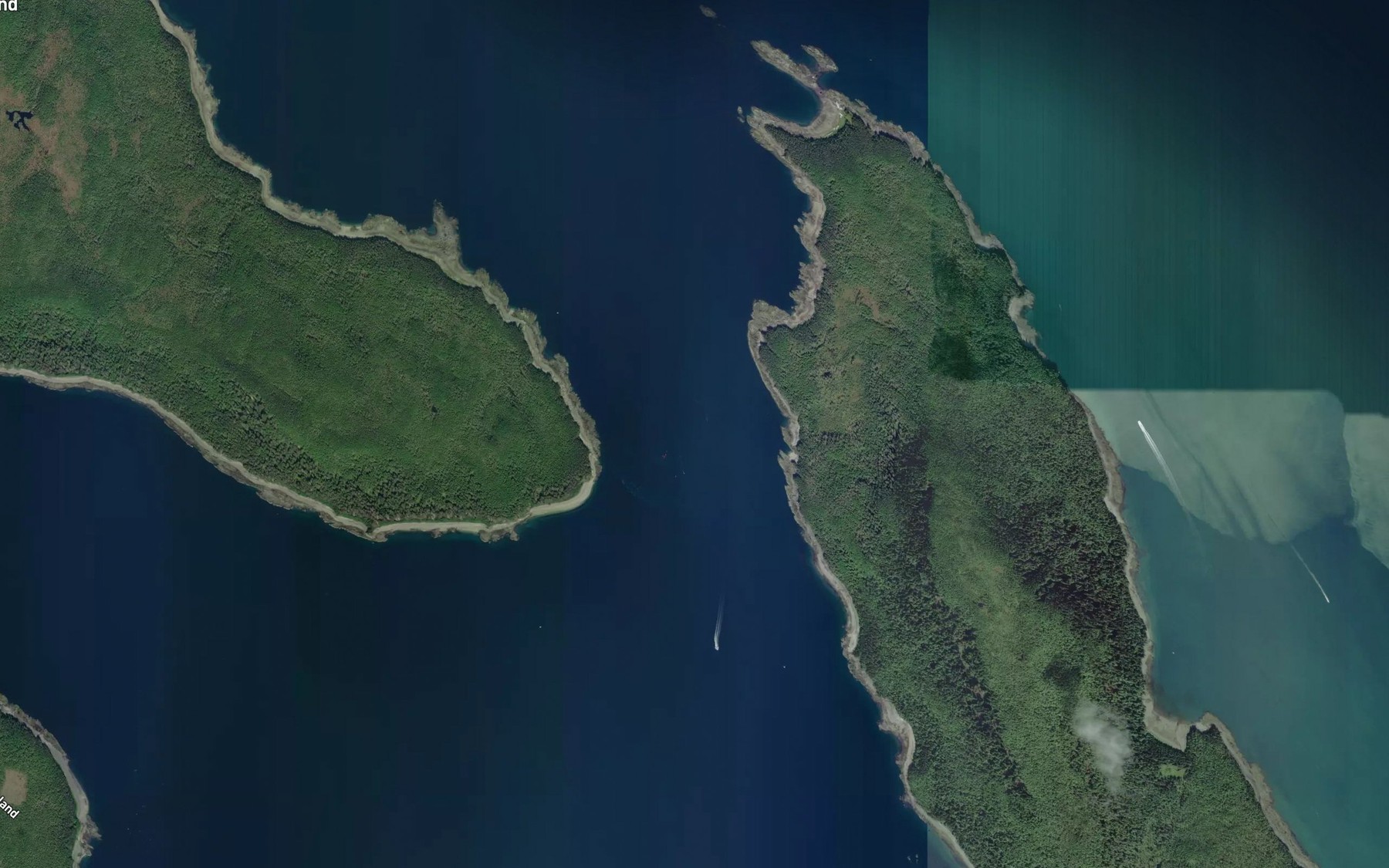 Satellite map of the North Pass