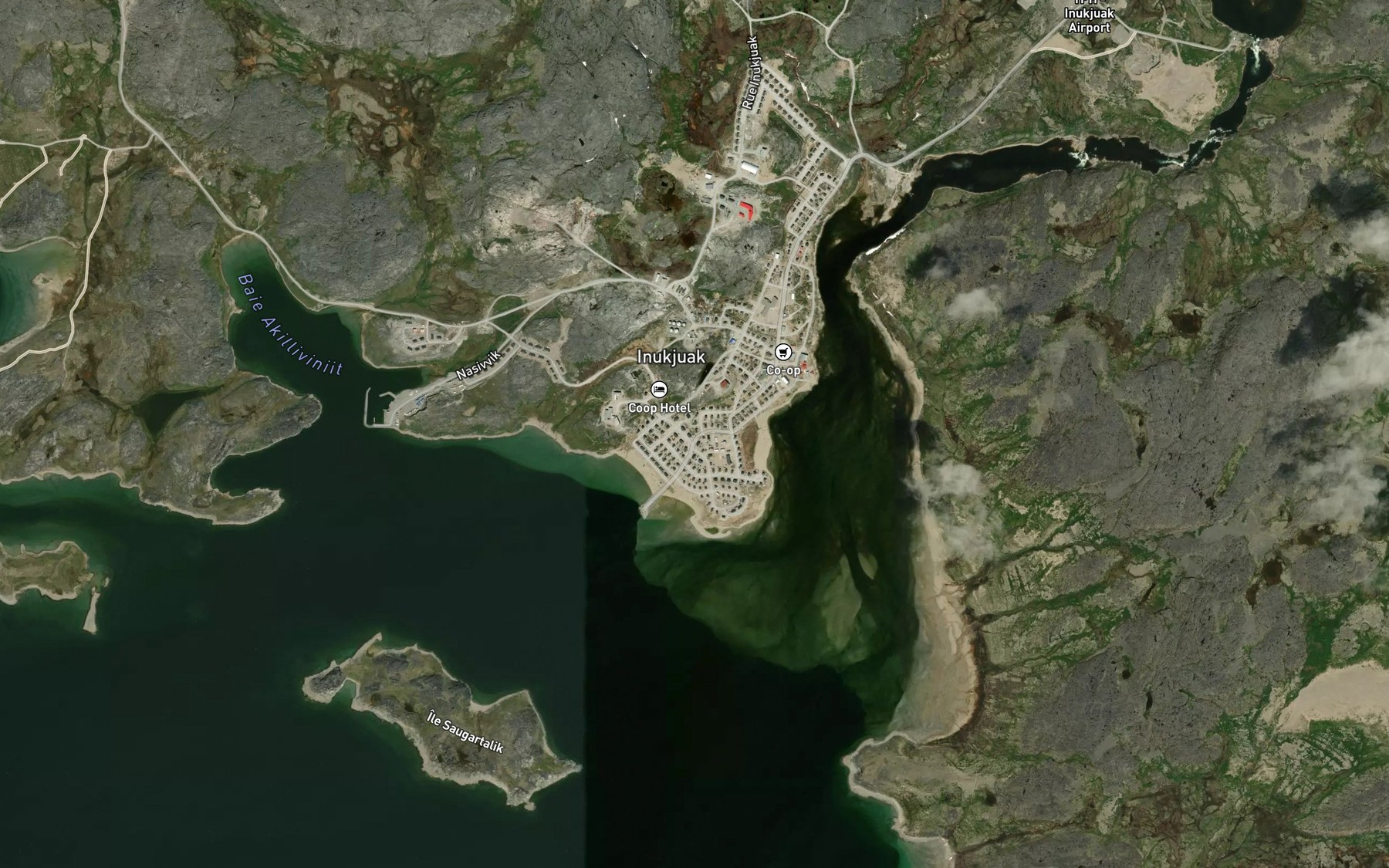 Satellite map of the Mare Tasiarualuk
